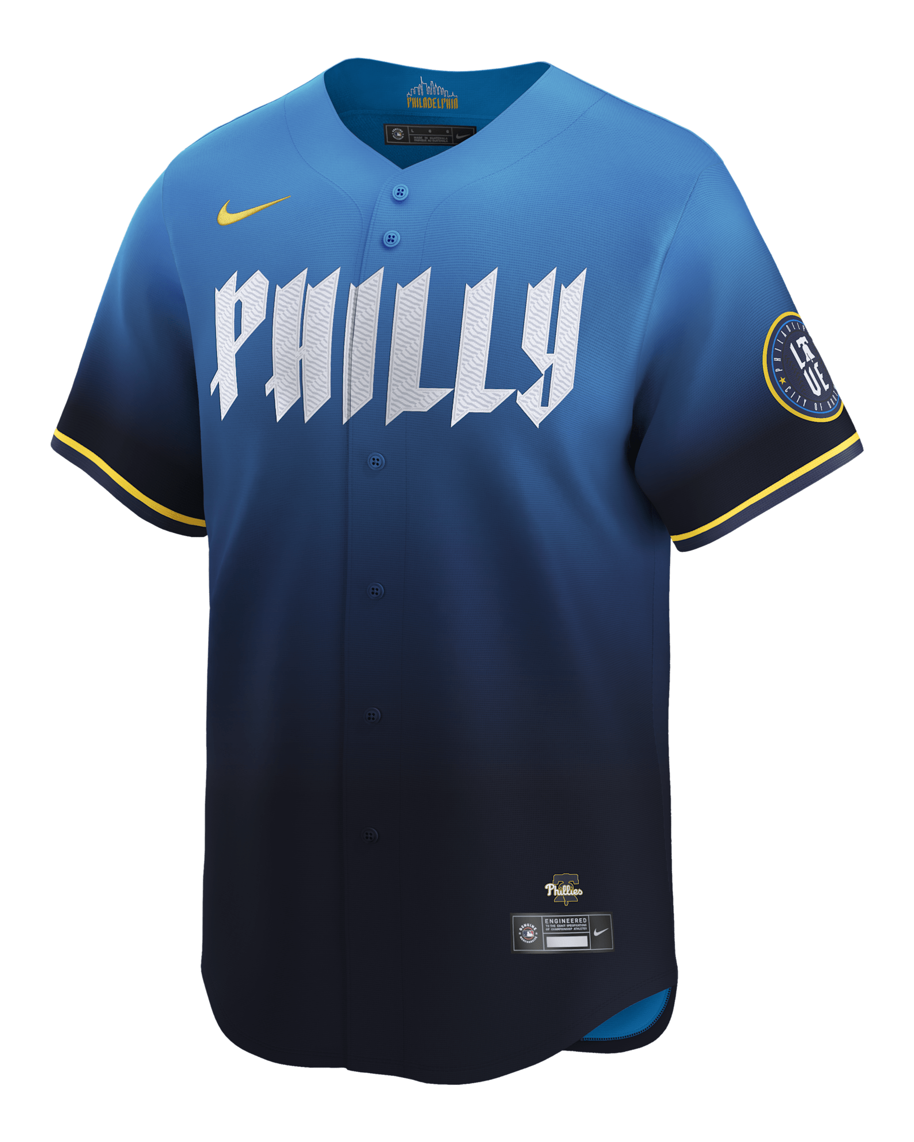 J.T. Realmuto Philadelphia Phillies City Connect Men's Nike Dri-FIT ADV MLB Limited Jersey - Light Blue