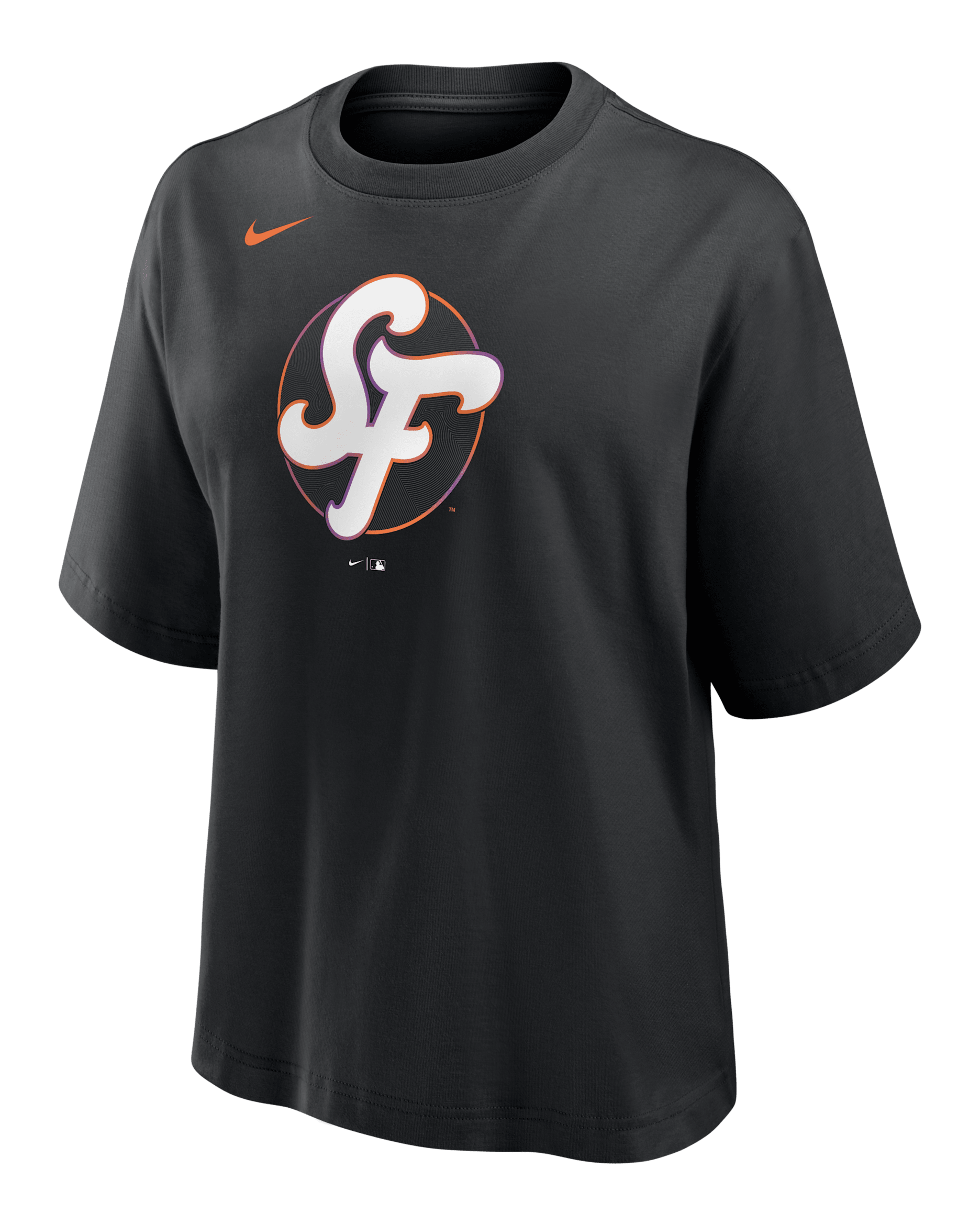 San Francisco Giants City Connect Boxy Women's Nike MLB T-Shirt - Black