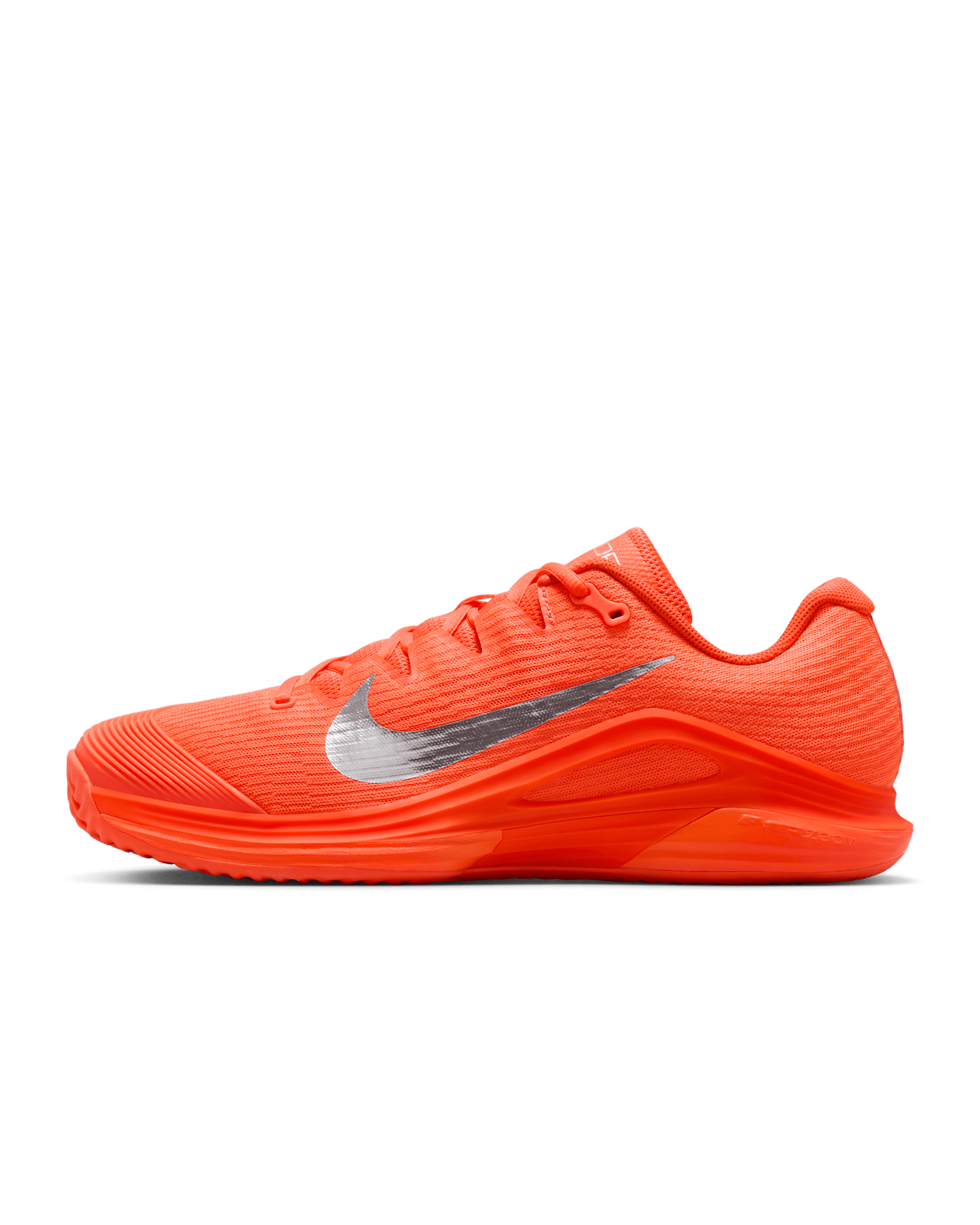 Pánské tenisové boty Nike Vapor 12 Premium na antuku - Hyper Crimson/Metallic Silver
