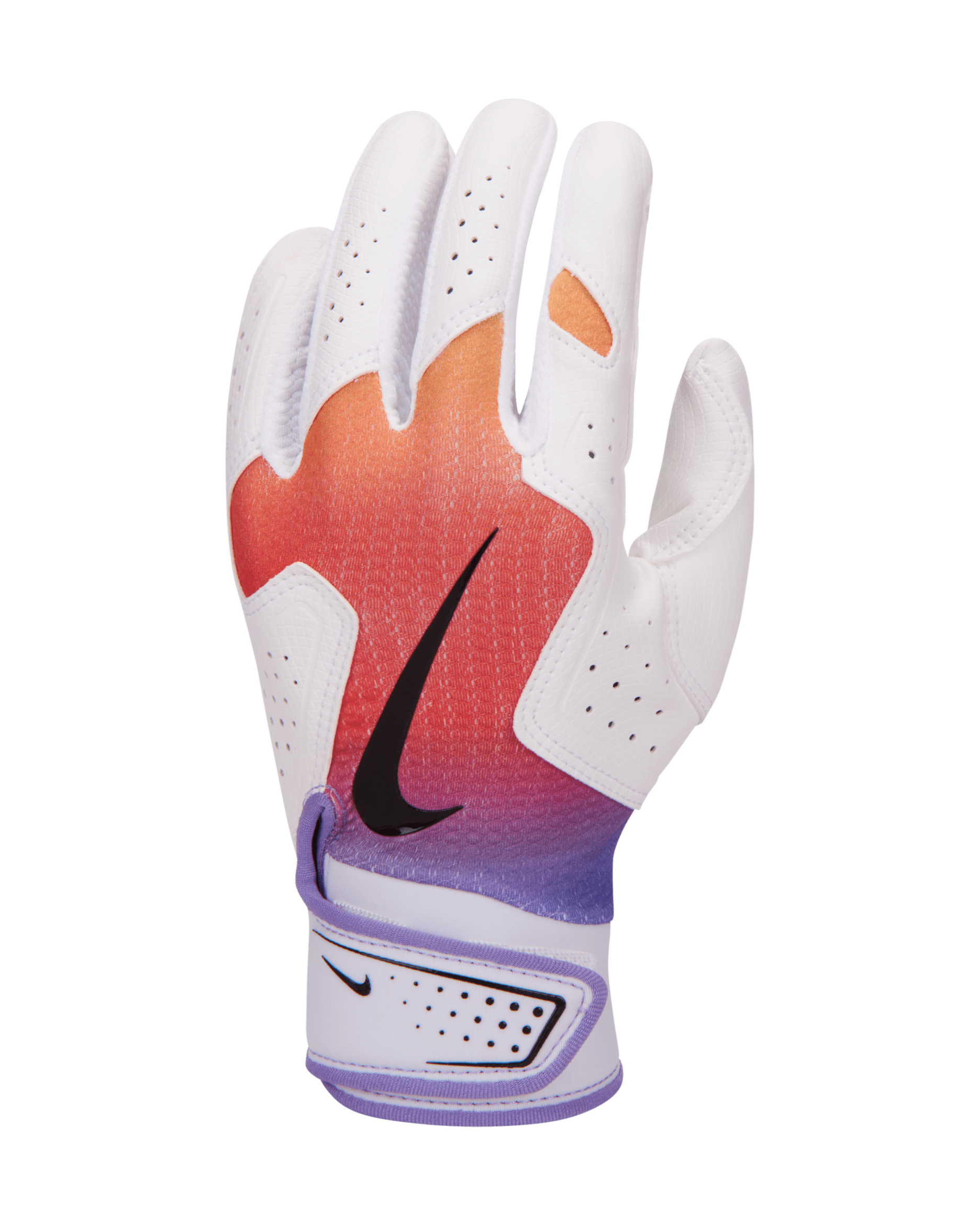 Guante de bateo de béisbol para niños Nike Alpha 2.0 - Multicolor/Blanco/Negro/Negro