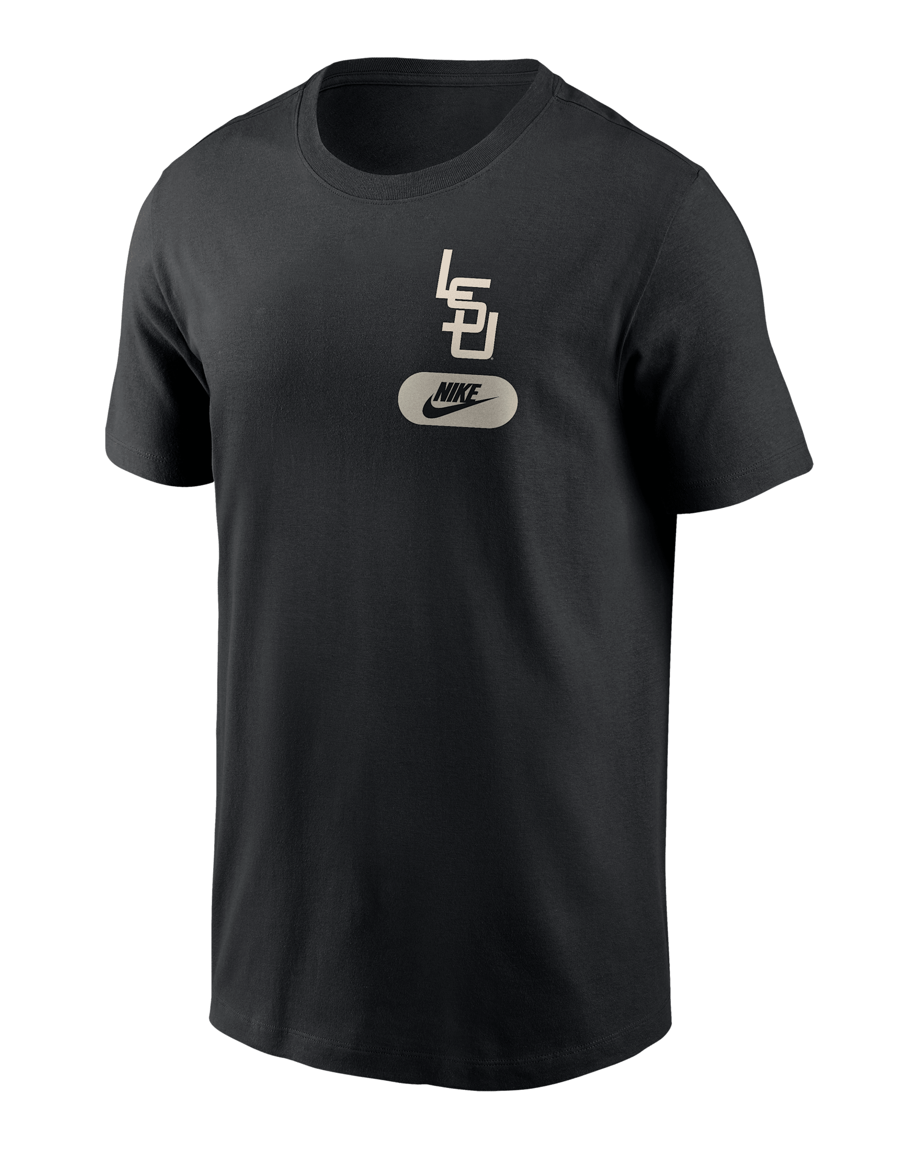 LSU 2-Hit Men's Nike College T-Shirt - Black