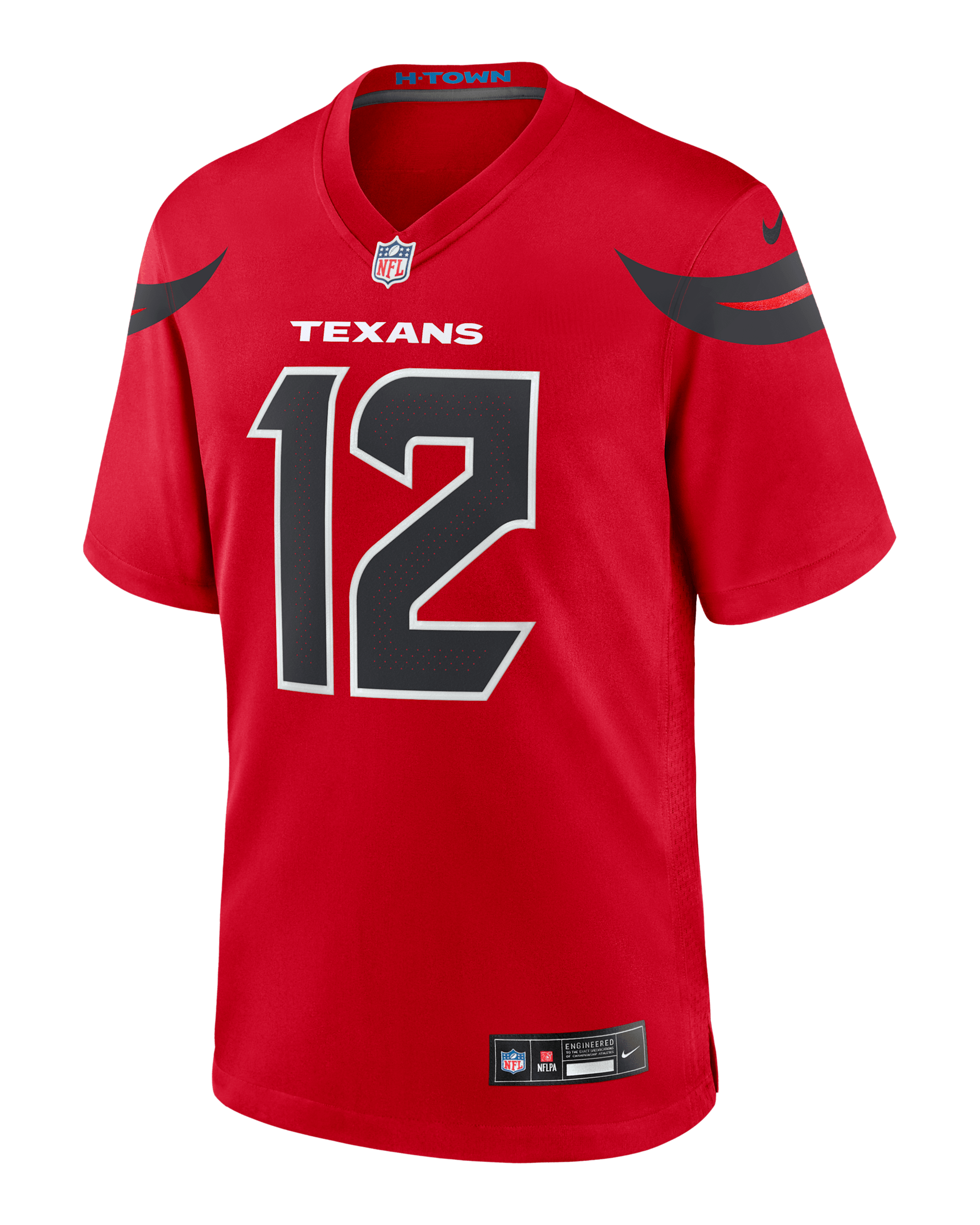 Jersey de fútbol americano Nike de la NFL Game para hombre Nico Collins Houston Texans - Rojo