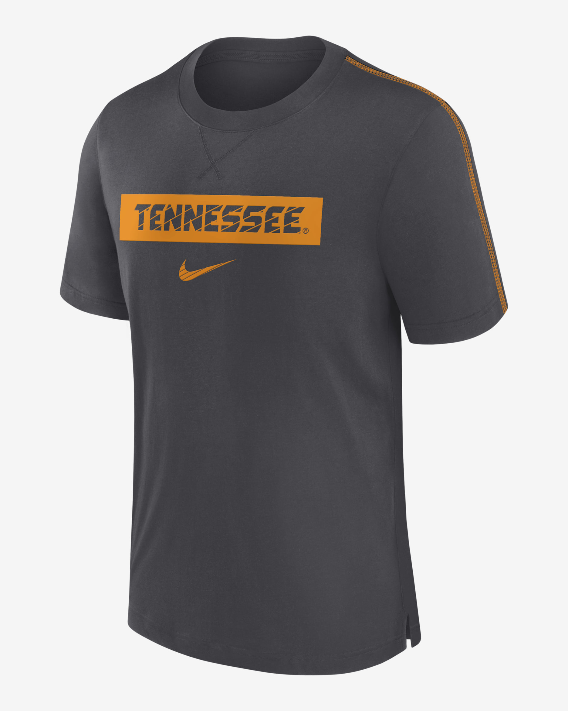 Playera universitaria Nike Dri-FIT para hombre Tennessee Volunteers Sideline Player - Antracita