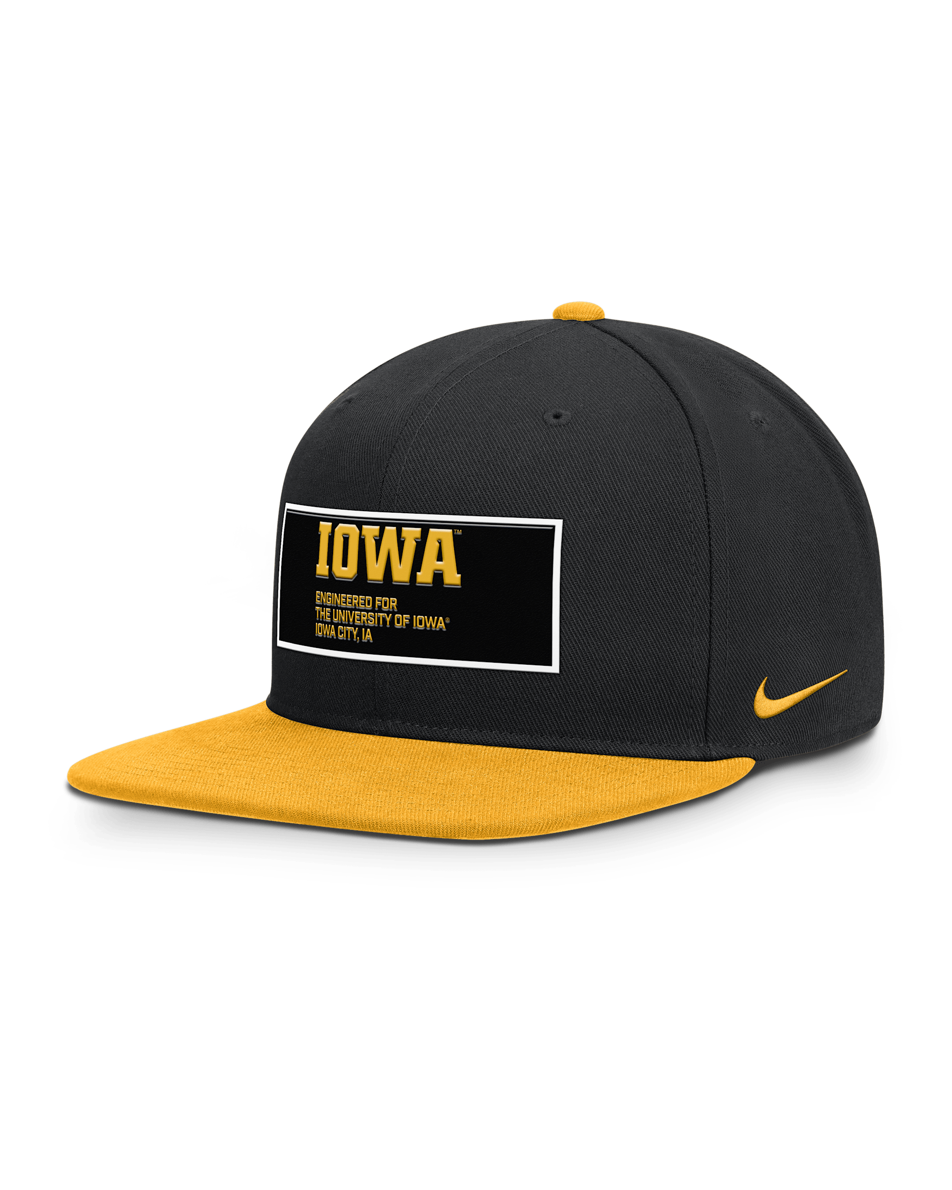 Iowa On-Field Pro Men's Nike Dri-FIT College Adjustable Hat - Black