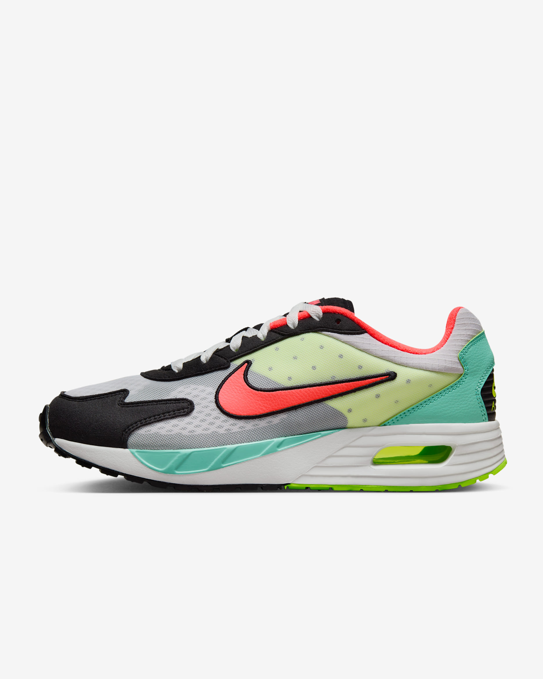 Tenis para hombre Nike Air Max Solo - Gris vasto/Volt/Negro/Ponche cálido
