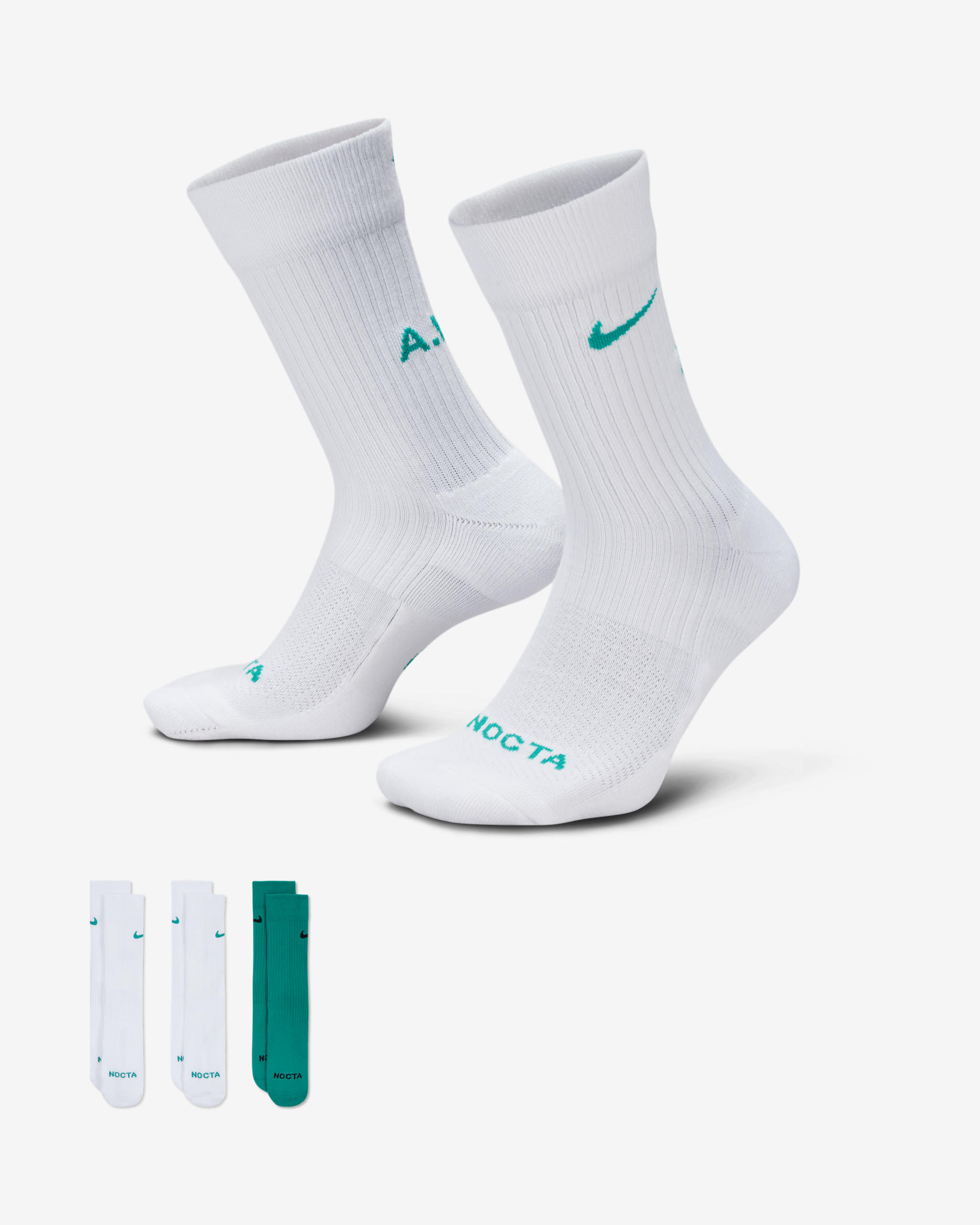 NOCTA クルー ソックス 3足 - マルチカラー