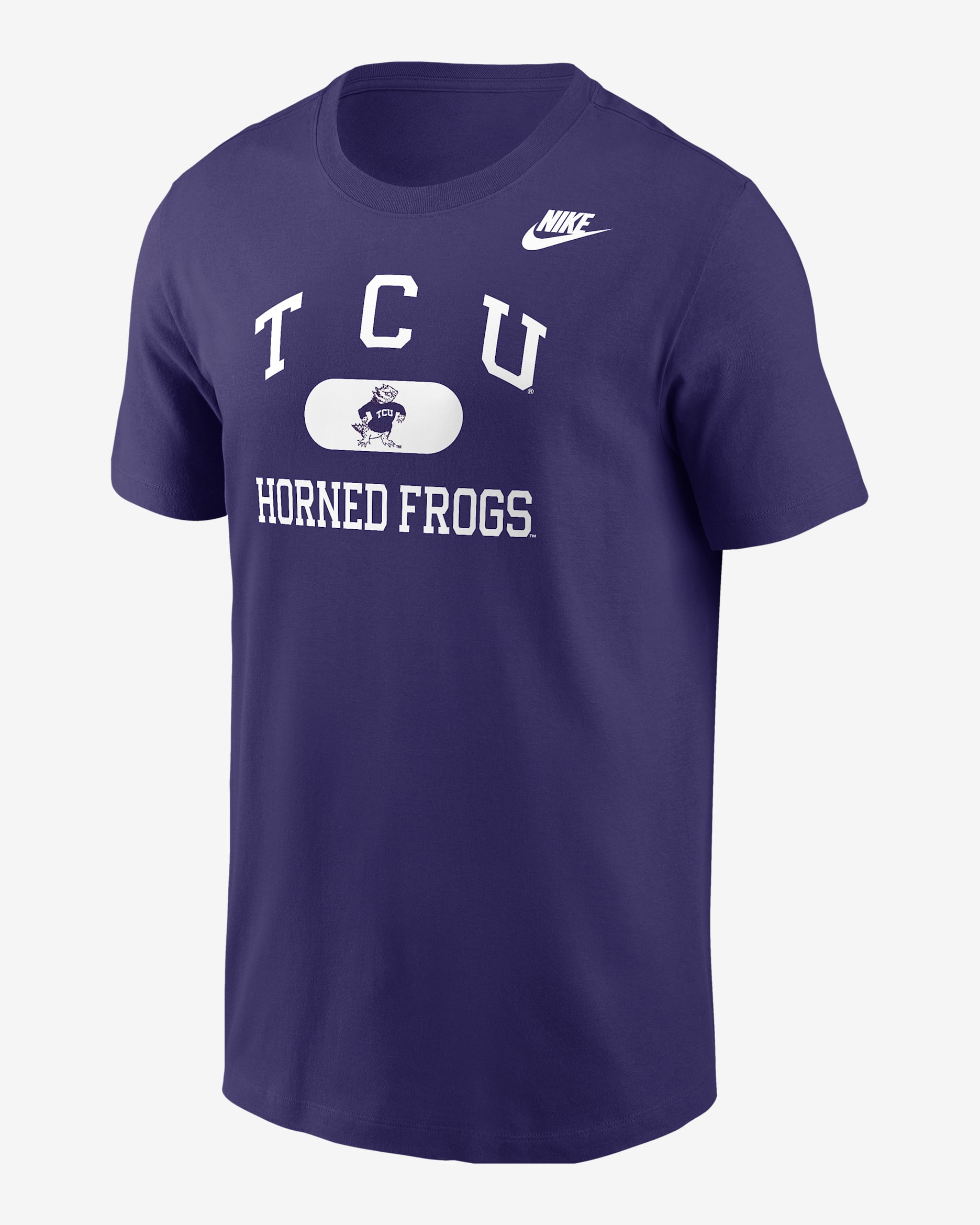 TCU Horned Frogs Men's Nike College T-Shirt - New Orchid