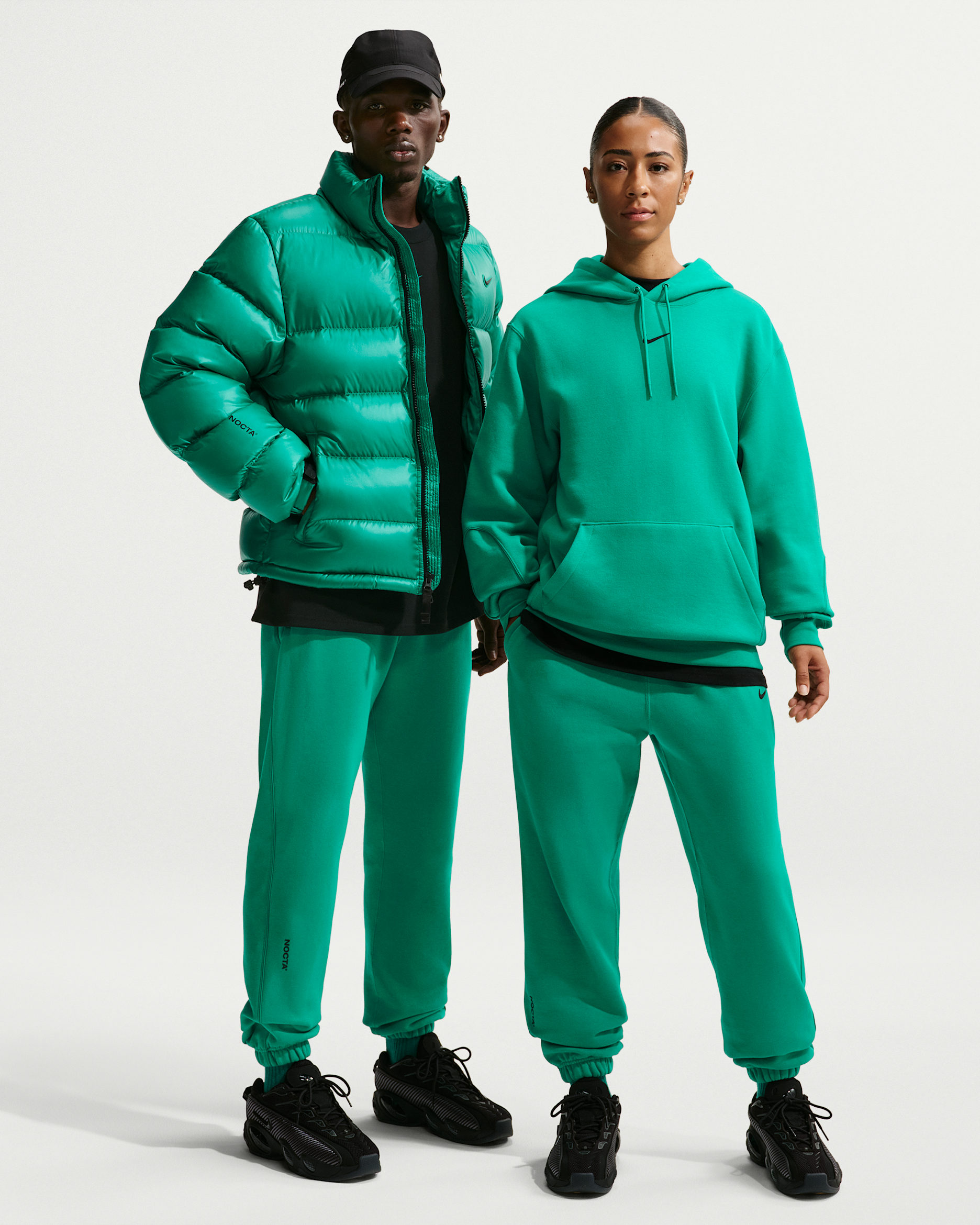 NOCTA NOCTA Fleece CS-sweatpants - Neptune Green/sort