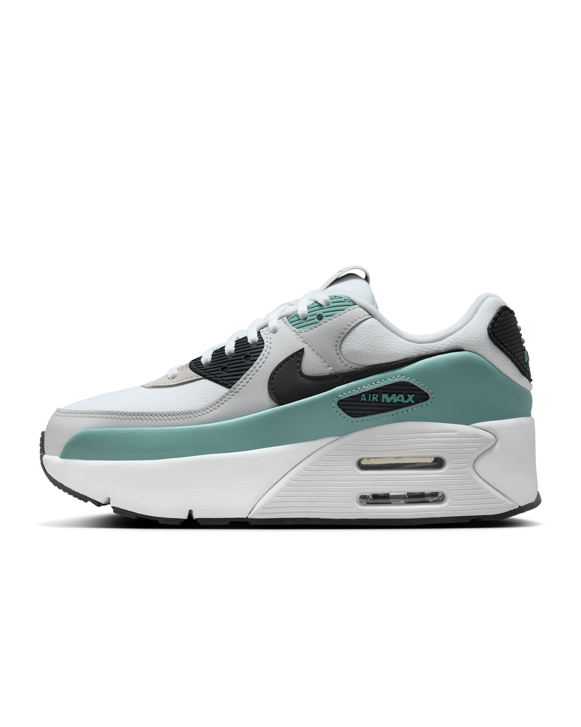 Nike Air Max 90 LV8 Women's Shoes - White/Cannon/Vast Grey/Anthracite
