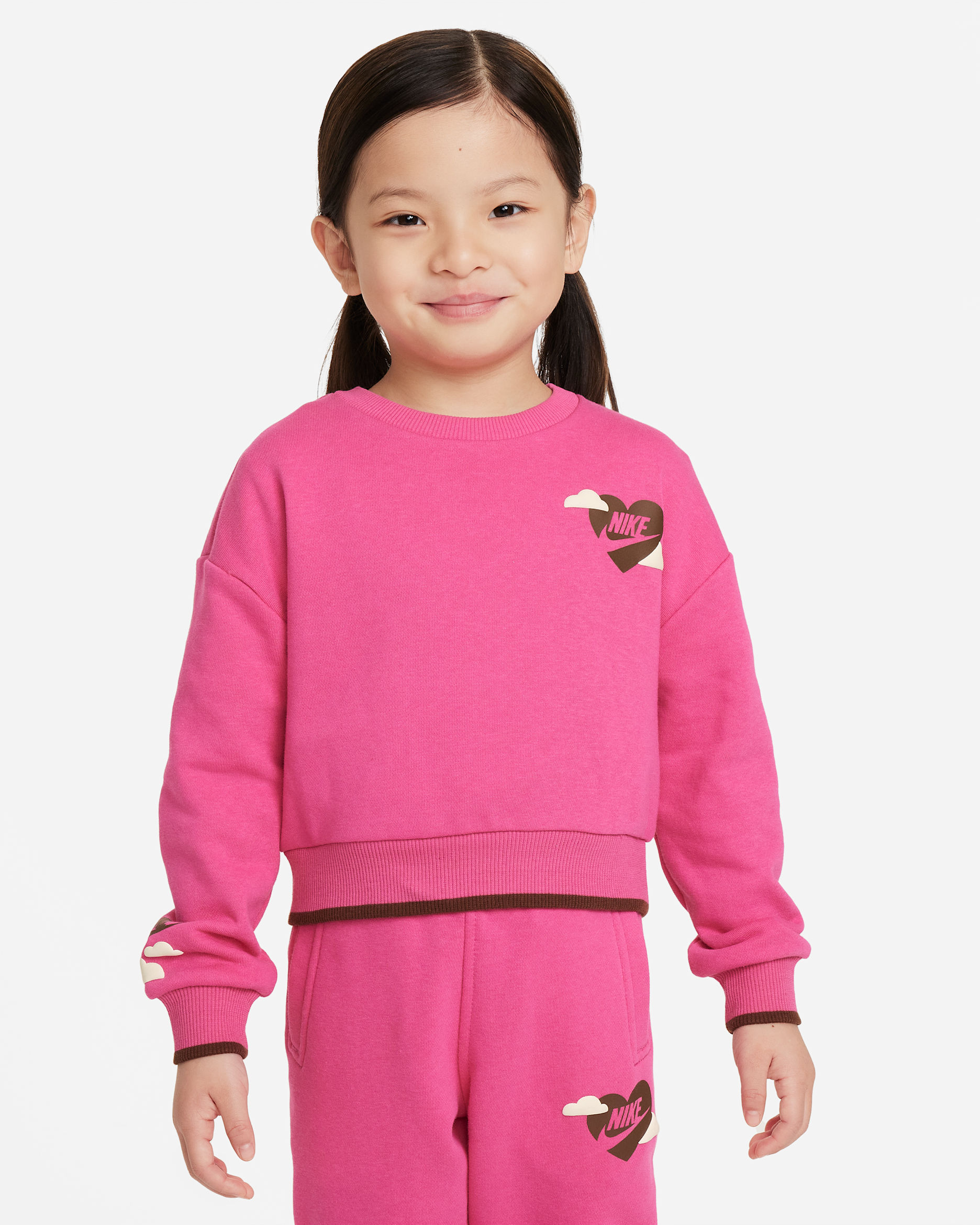 Nike Sweet Swoosh Toddler Crew - Alchemy Pink