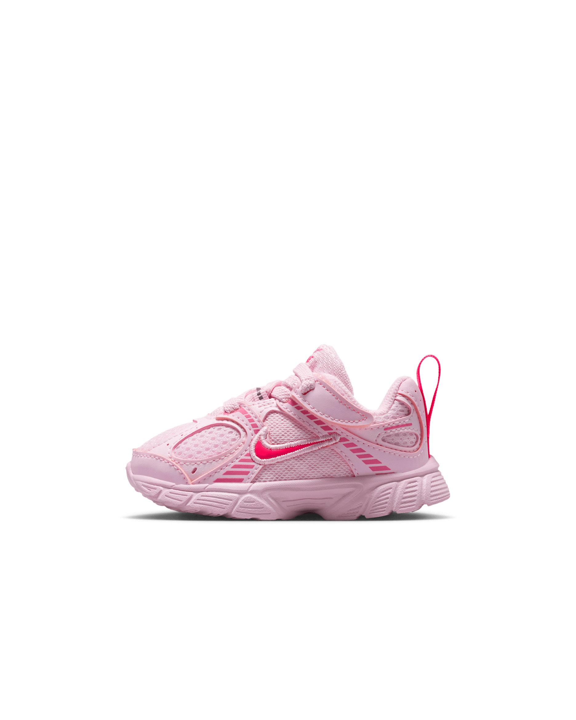 Tenis para bebé e infantil Nike V5 RNR - Espuma rosa/Rosa paleta/Hiperrosa