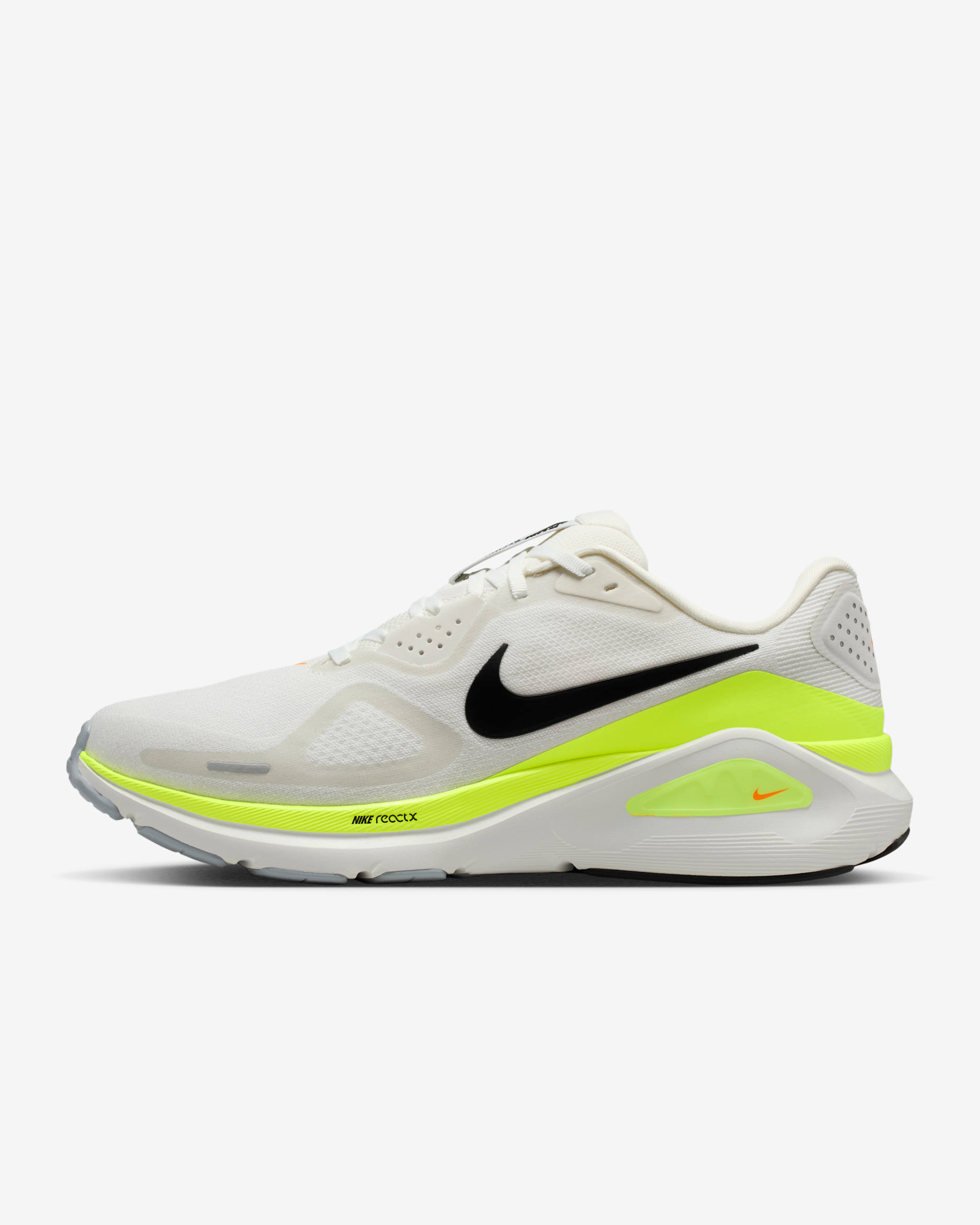 Nike Structure 26 Men's Road Running Shoes - Summit White/Volt/Total Orange/Black