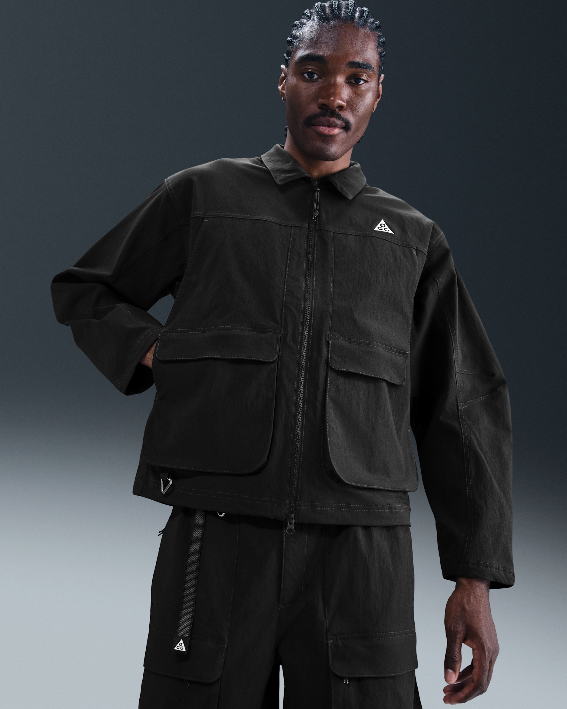 Nike ACG «Smith Summit» UV-jakke til herre - Svart/Anthracite/Summit White