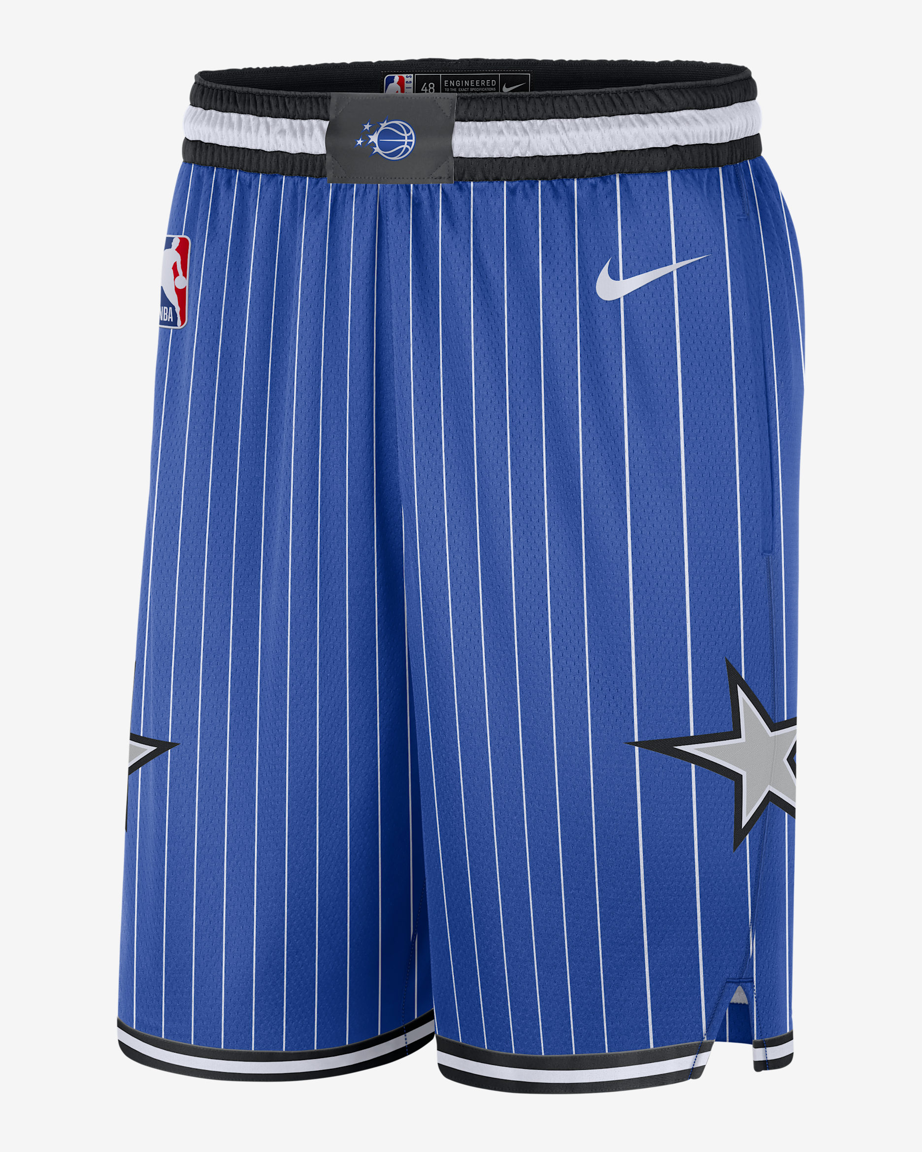 Shorts Nike Dri-FIT de la NBA Swingman para hombre Orlando Magic Icon Edition 2025/26 - Royal juego/Blanco