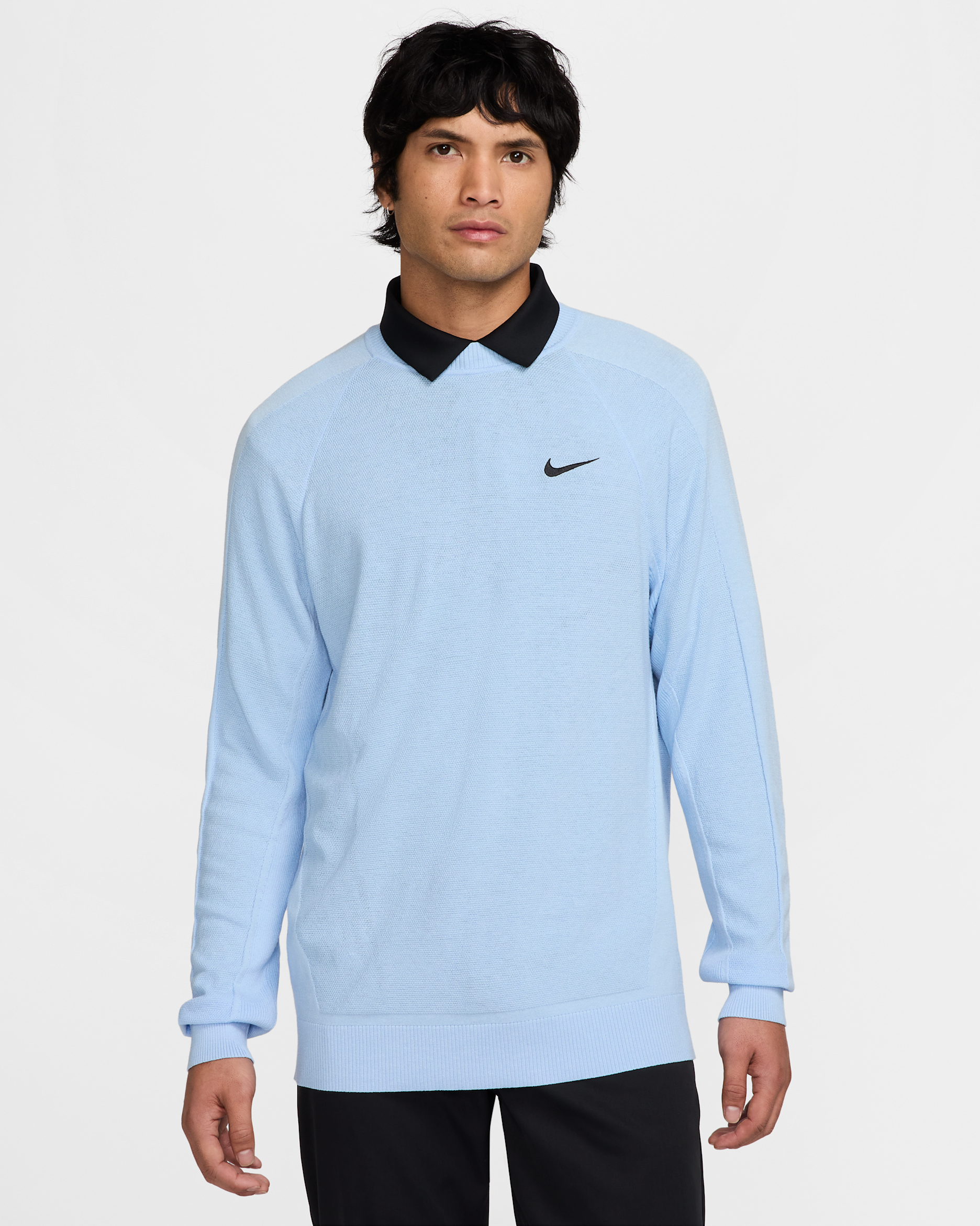 Nike Tour Men's Golf Sweater - Psychic Blue/Black