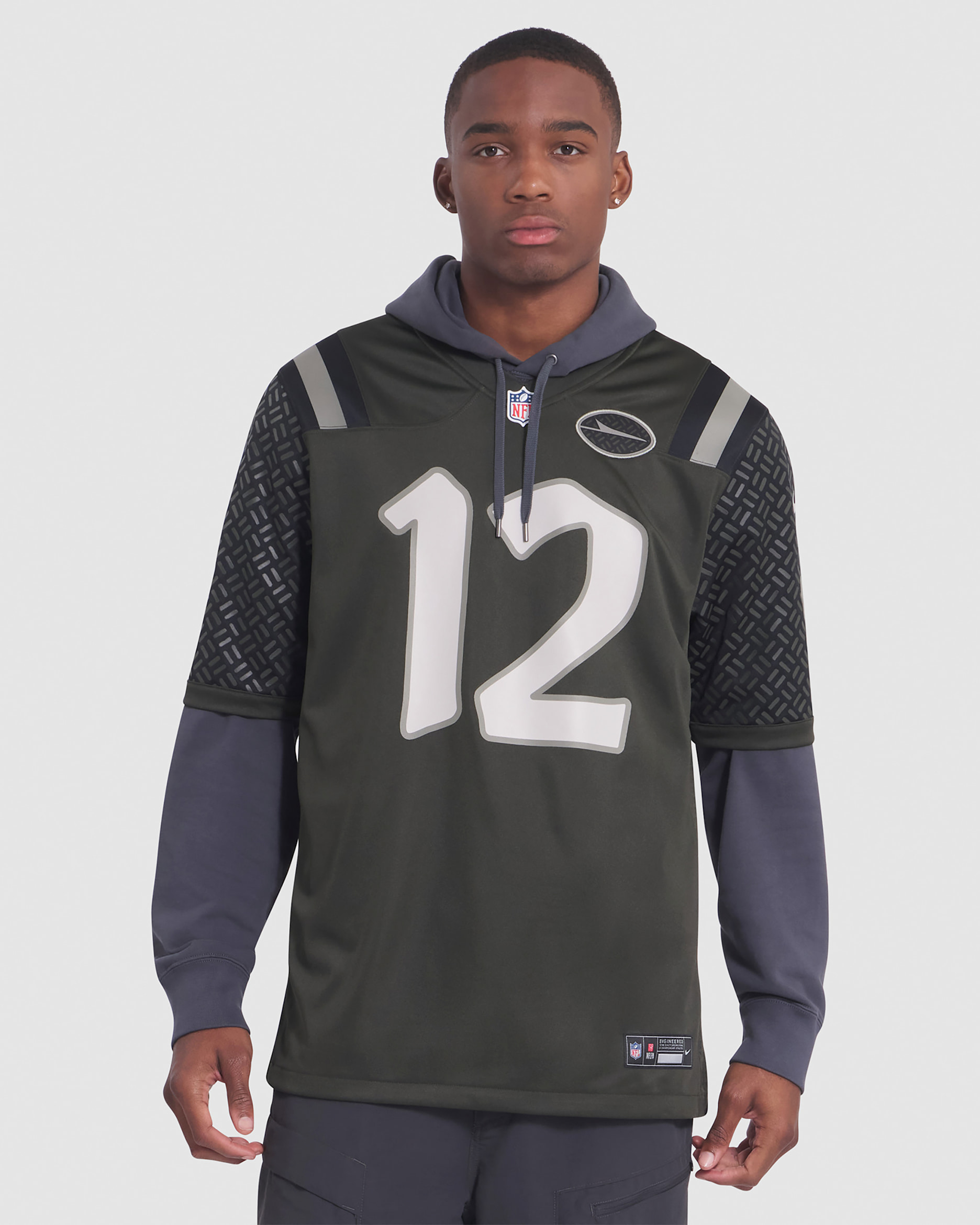 Joe Namath New York Jets Rivalries Collection Men’s Nike NFL Game Jersey - Green