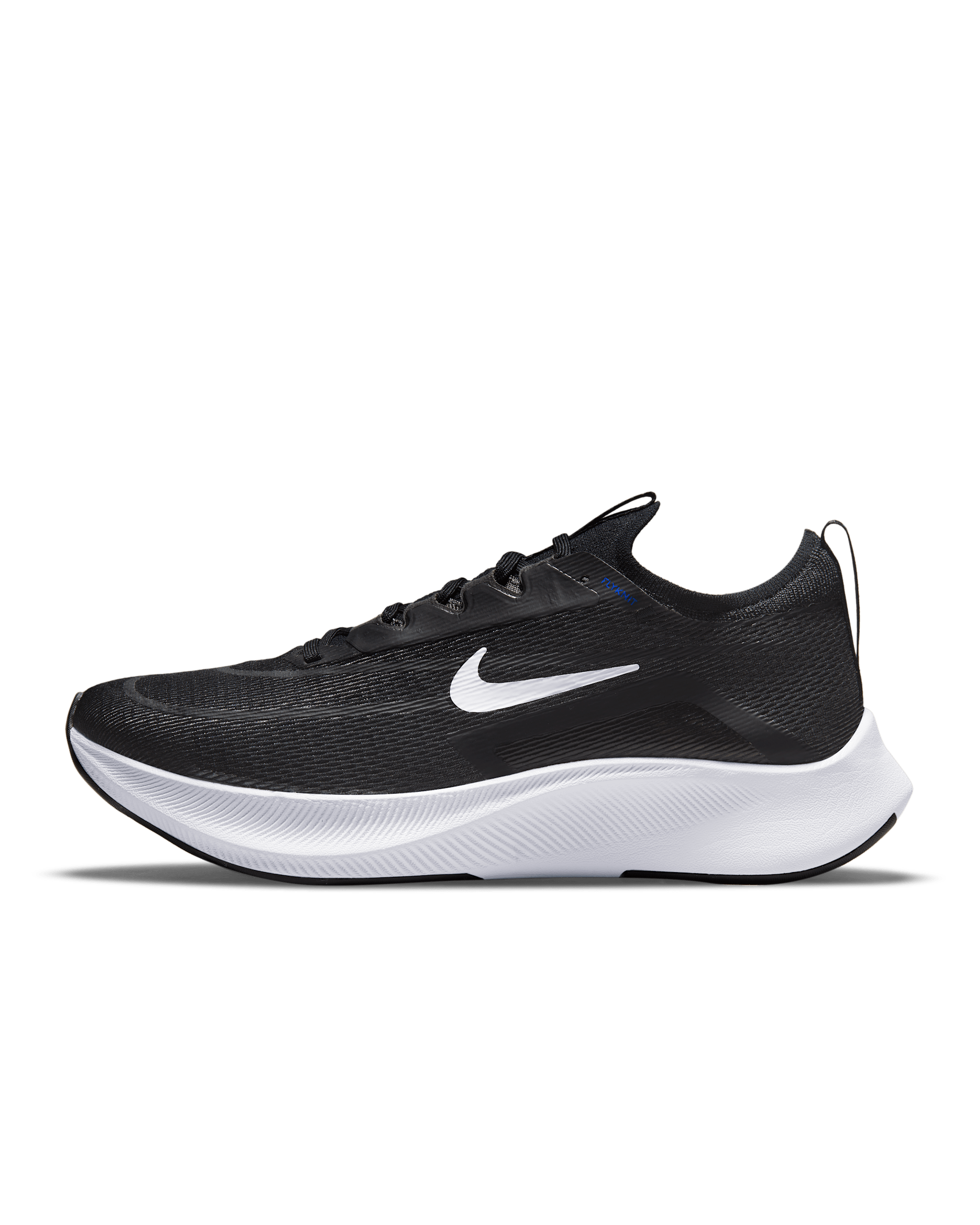 Nike Zoom Fly 4 Men's Road Running Shoes - Black/Anthracite/Racer Blue/White