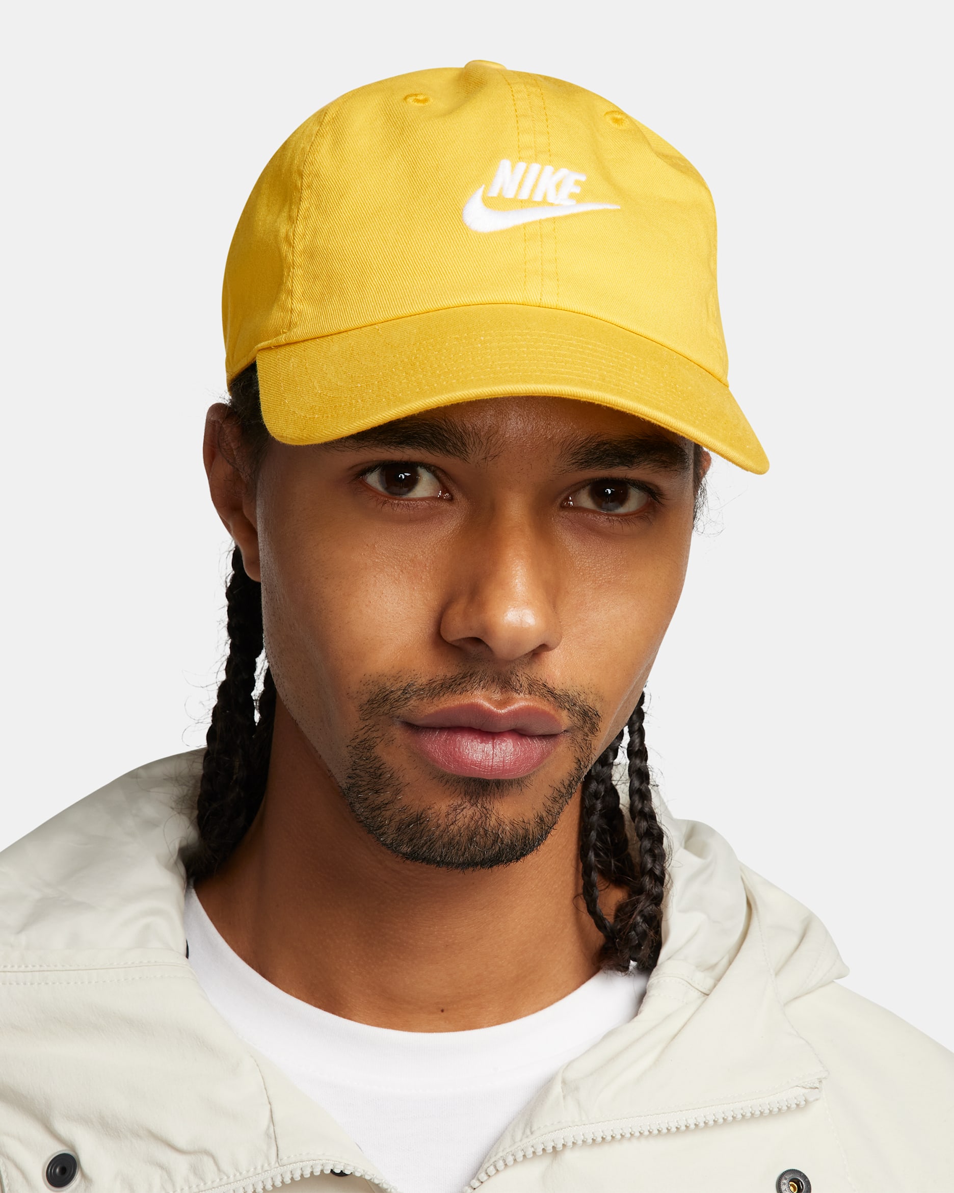 Nike Club Unstructured Futura Wash Cap - Lightning/White