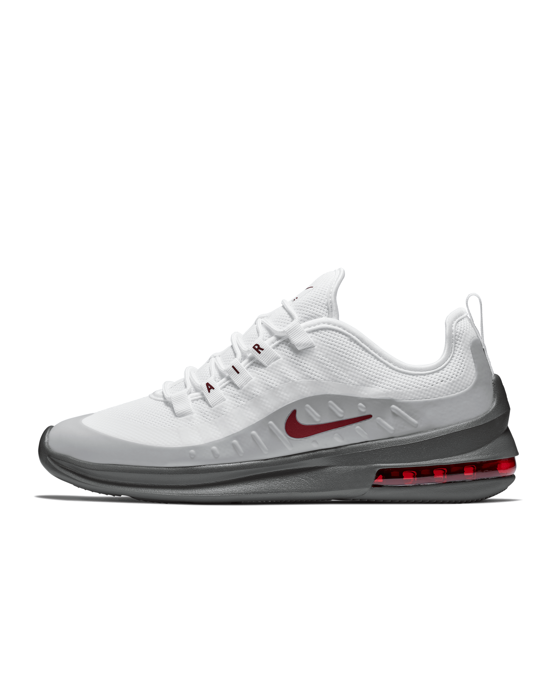 Nike Air Max Axis Men's Shoe - White/Cool Grey/Wolf Grey/Team Red