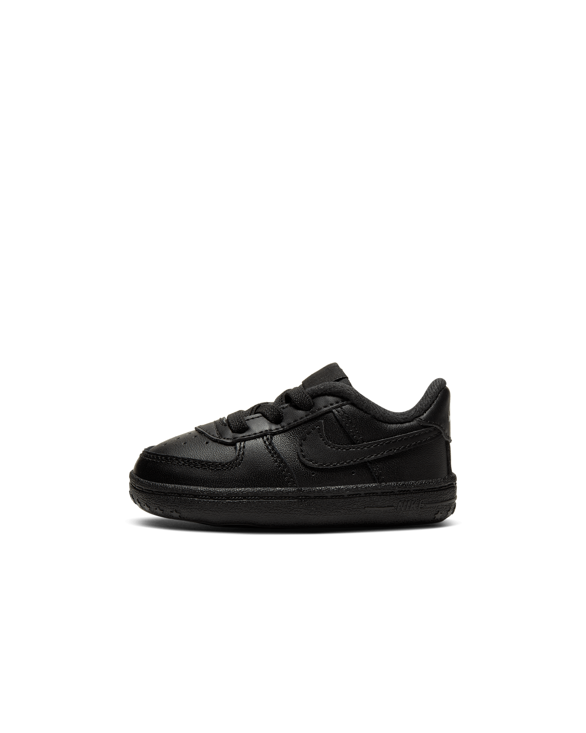 Nike Force 1 Crib Baby Bootie - Black/Black/Black