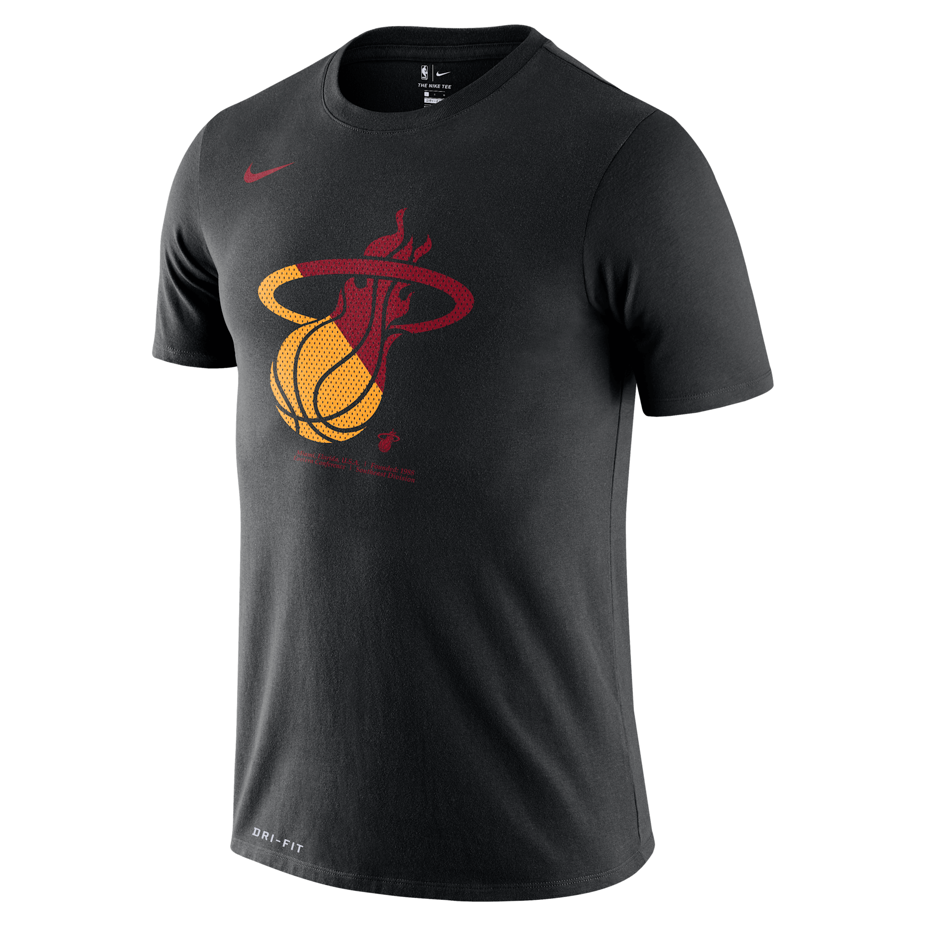 Miami Heat Nike Dri-FIT Men's NBA T-Shirt - Black