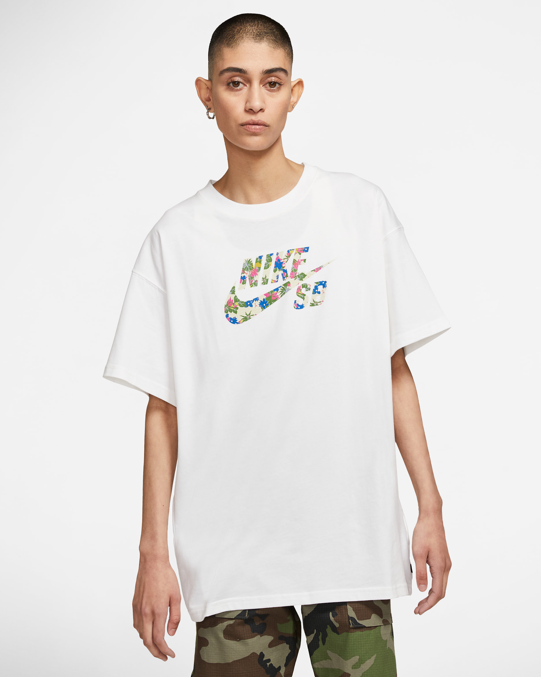 Nike SB Logo Skate T-Shirt - White