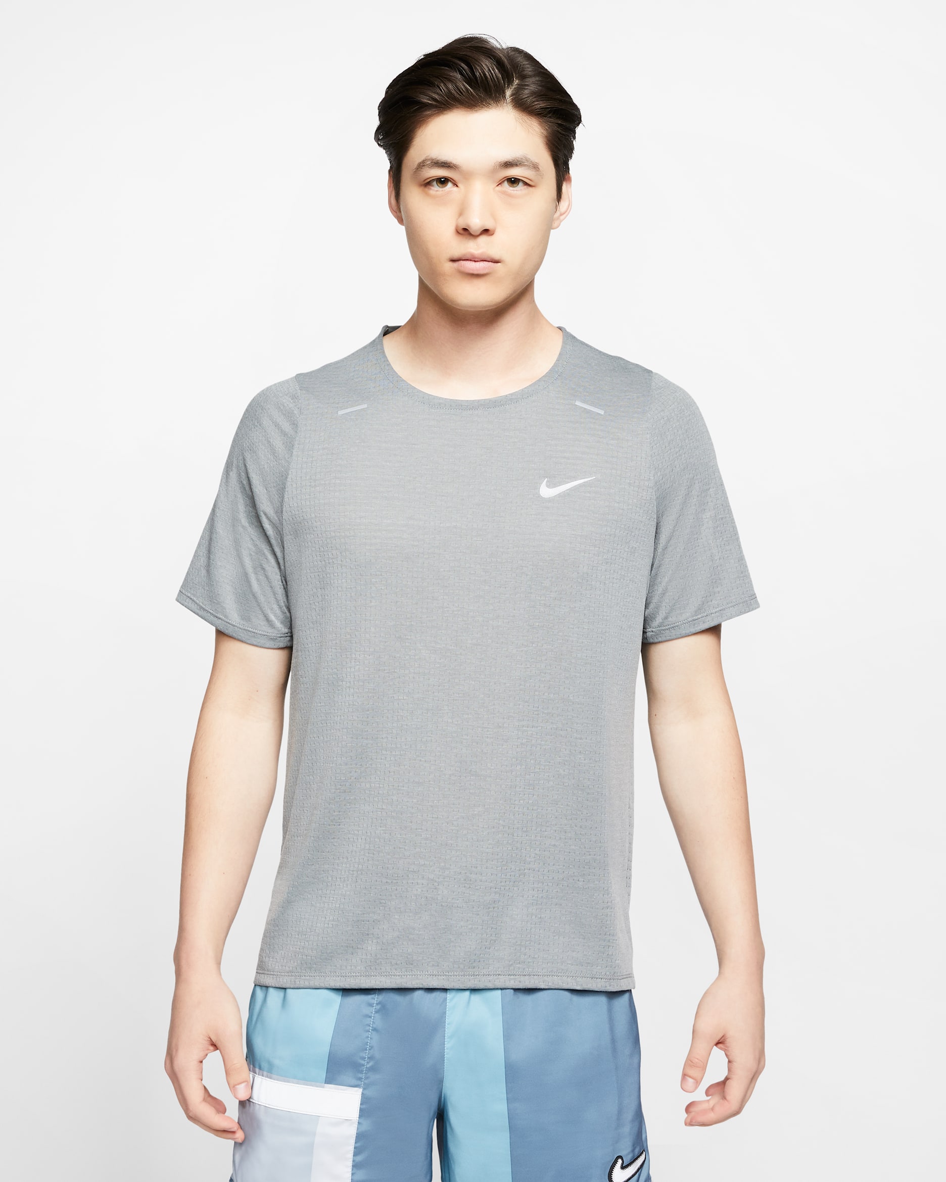 Nike Rise 365 Men's Running Top - Smoke Grey/Heather