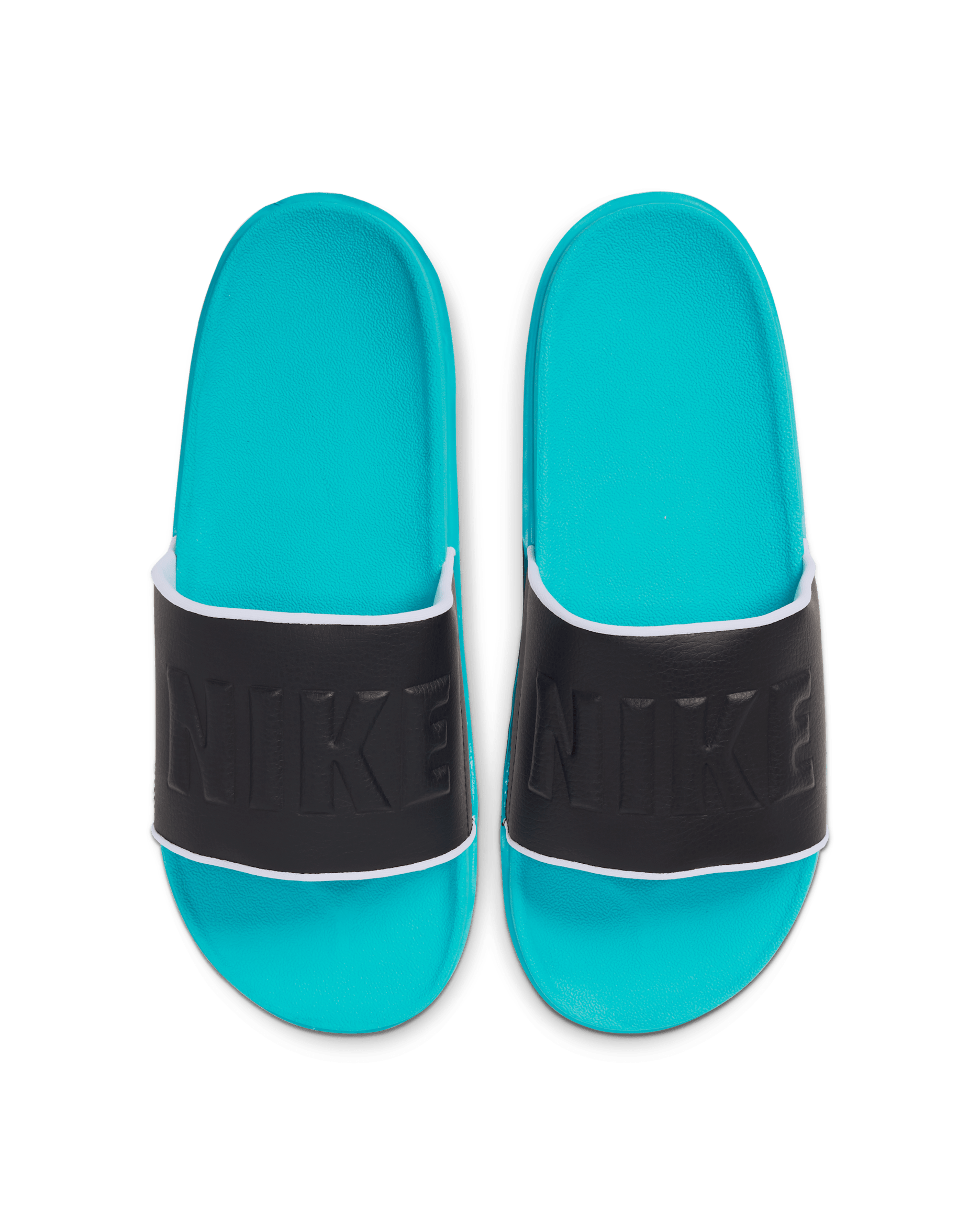 Nike Offcourt Chanclas - Hombre - Oracle Aqua/Blanco/Negro