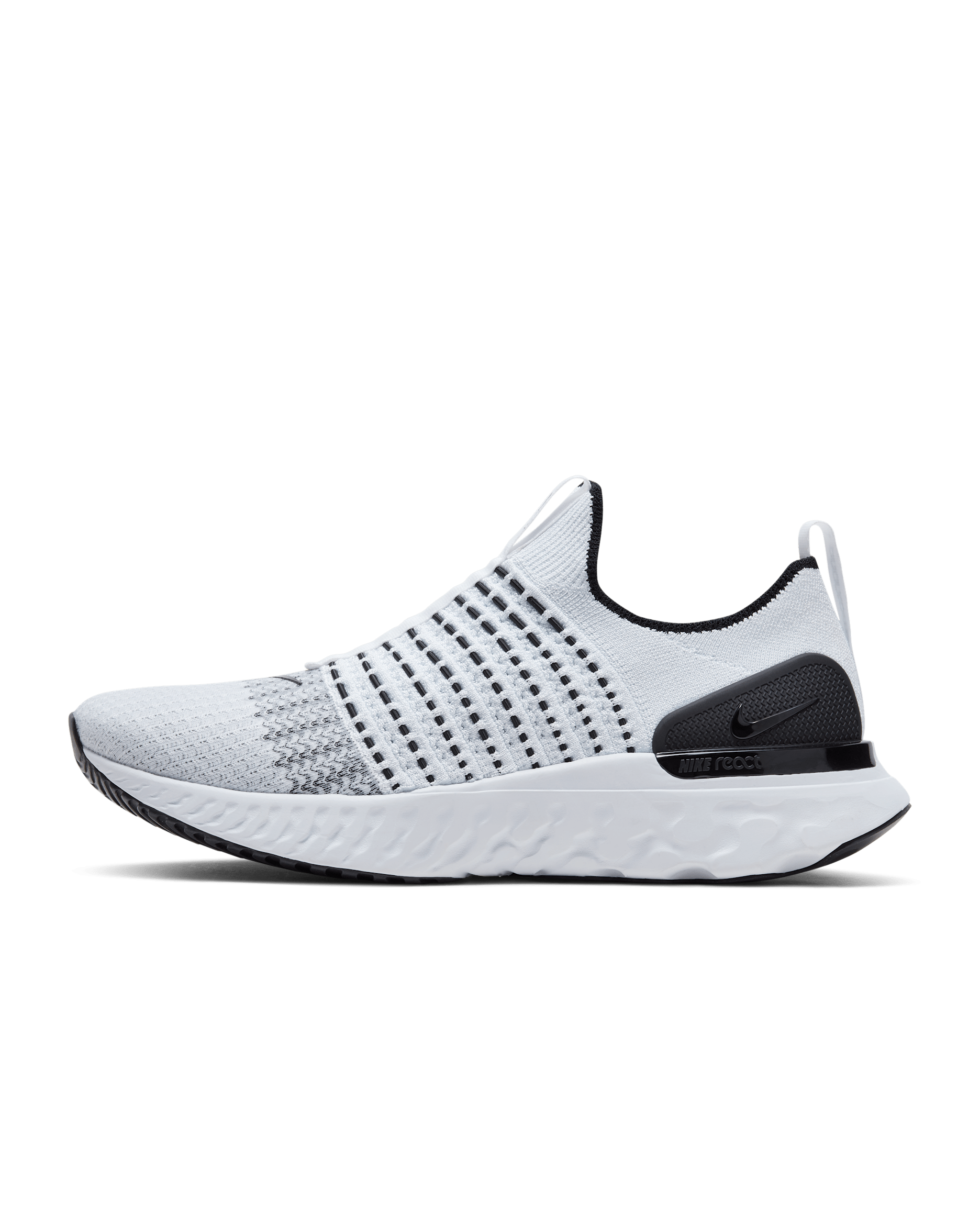 Tenis de correr en pavimento para hombre Nike Phantom Run 2 - Blanco genuino/Negro/Platino puro/Blanco