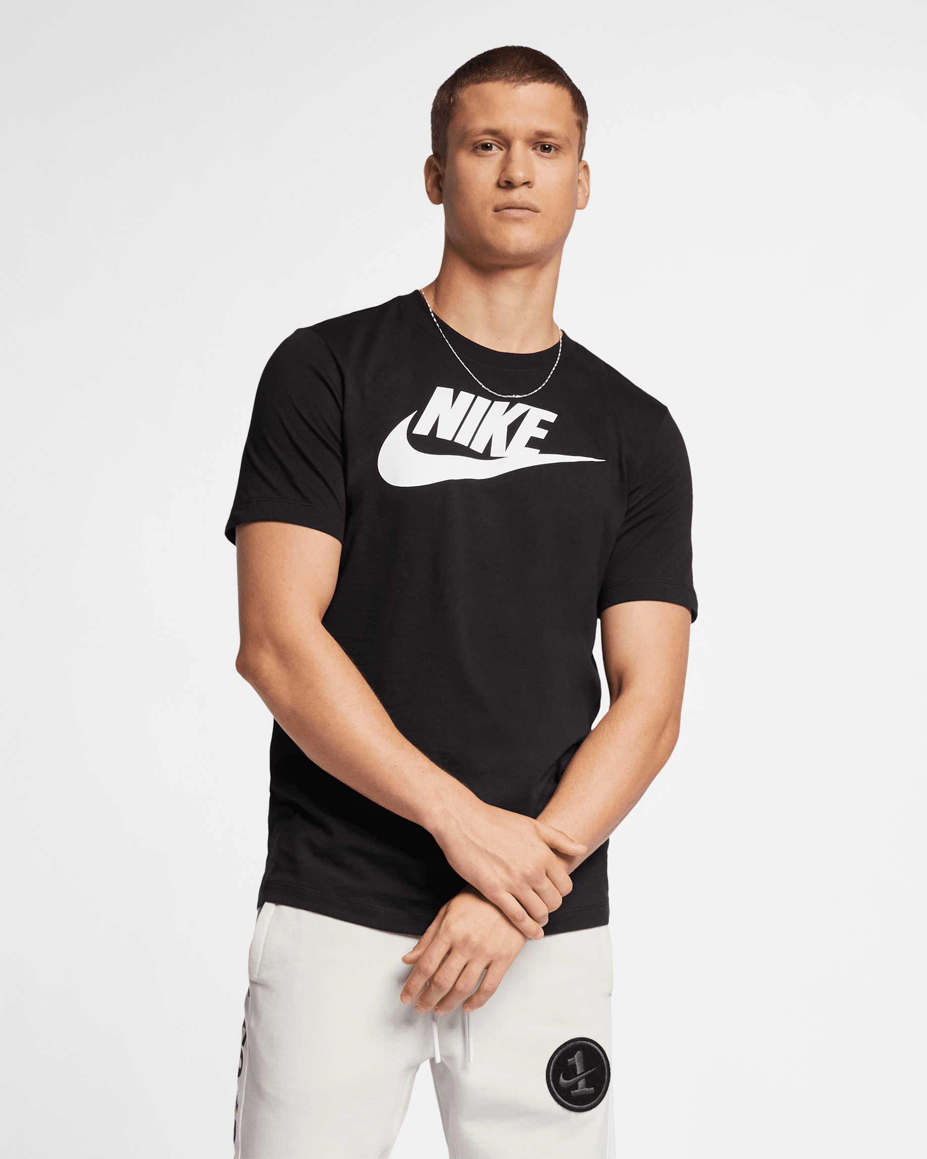 Ανδρικό T-Shirt Nike Sportswear - Μαύρο/Λευκό