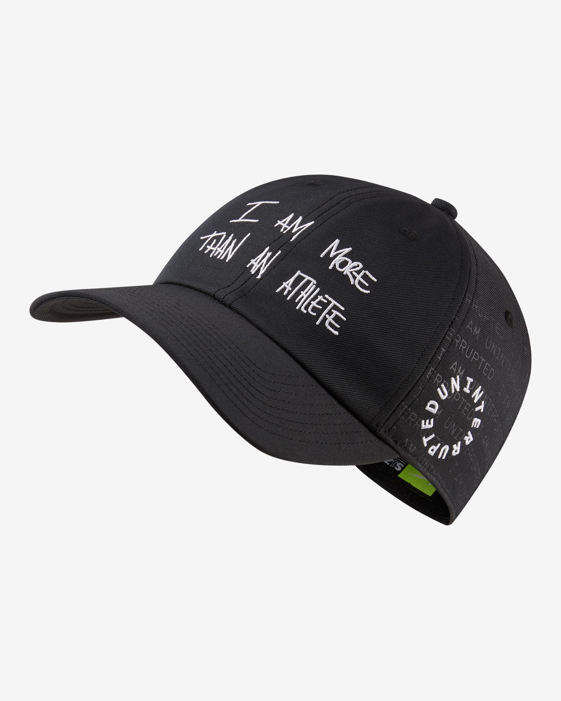 Nike Heritage86 "More Than An Athlete" Adjustable Hat - Black/White