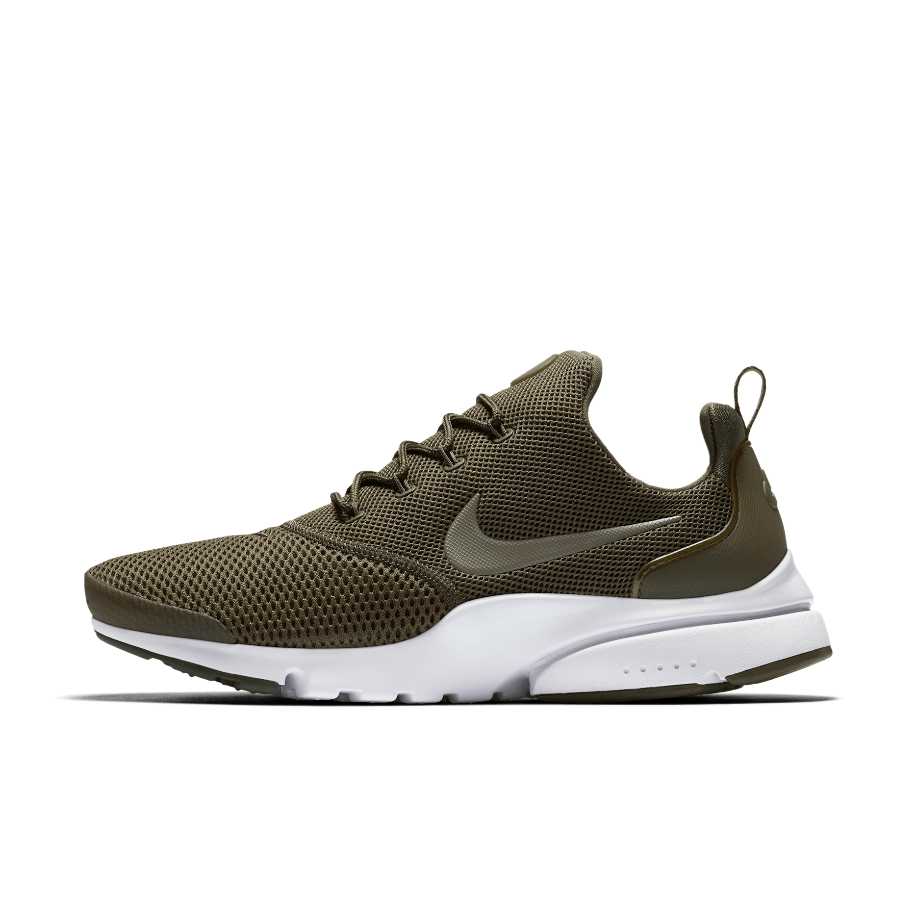 Buty męskie Nike Presto Fly - Medium Olive/Biel/Medium Olive
