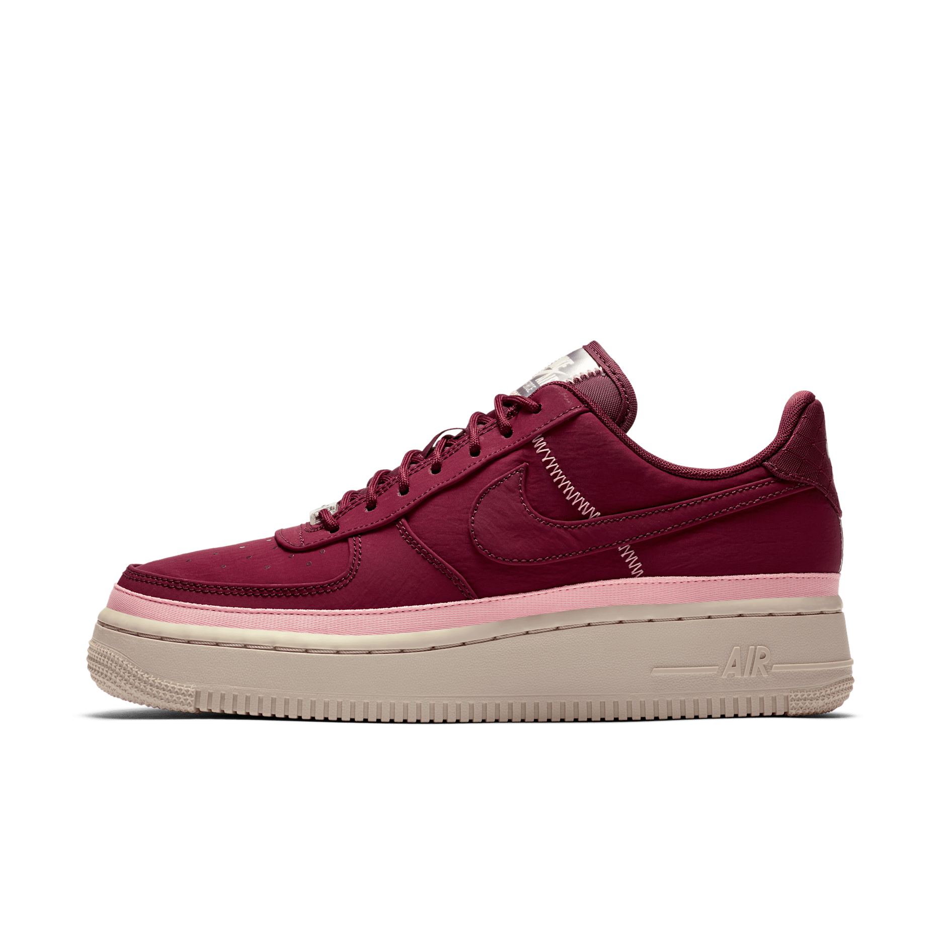 Nike Air Force 1 '07 SE Women's Shoes - Night Maroon/Coral Stardust/Desert Sand/Night Maroon
