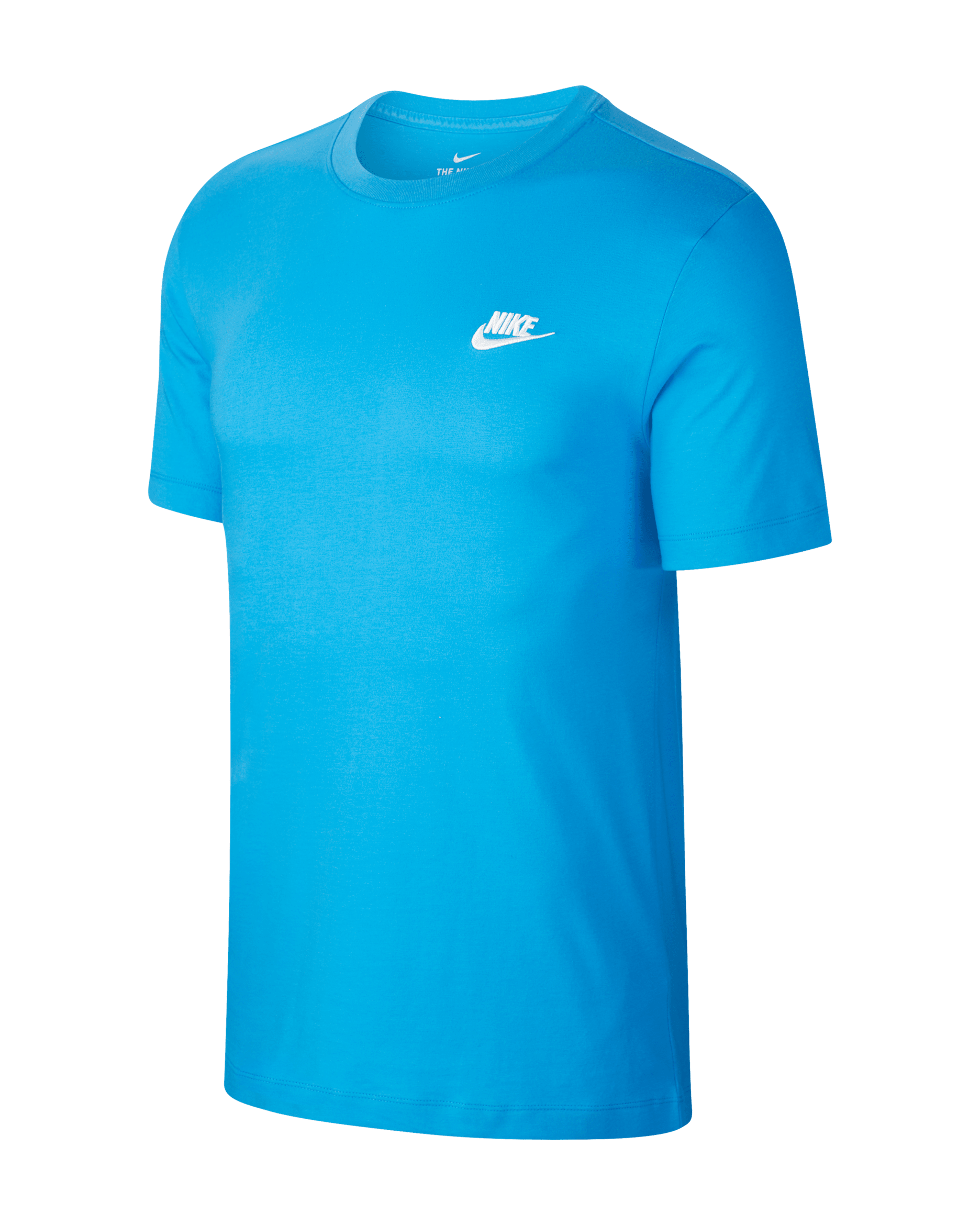 T-shirt Nike Sportswear Club – Uomo - Light Photo Blue/Bianco
