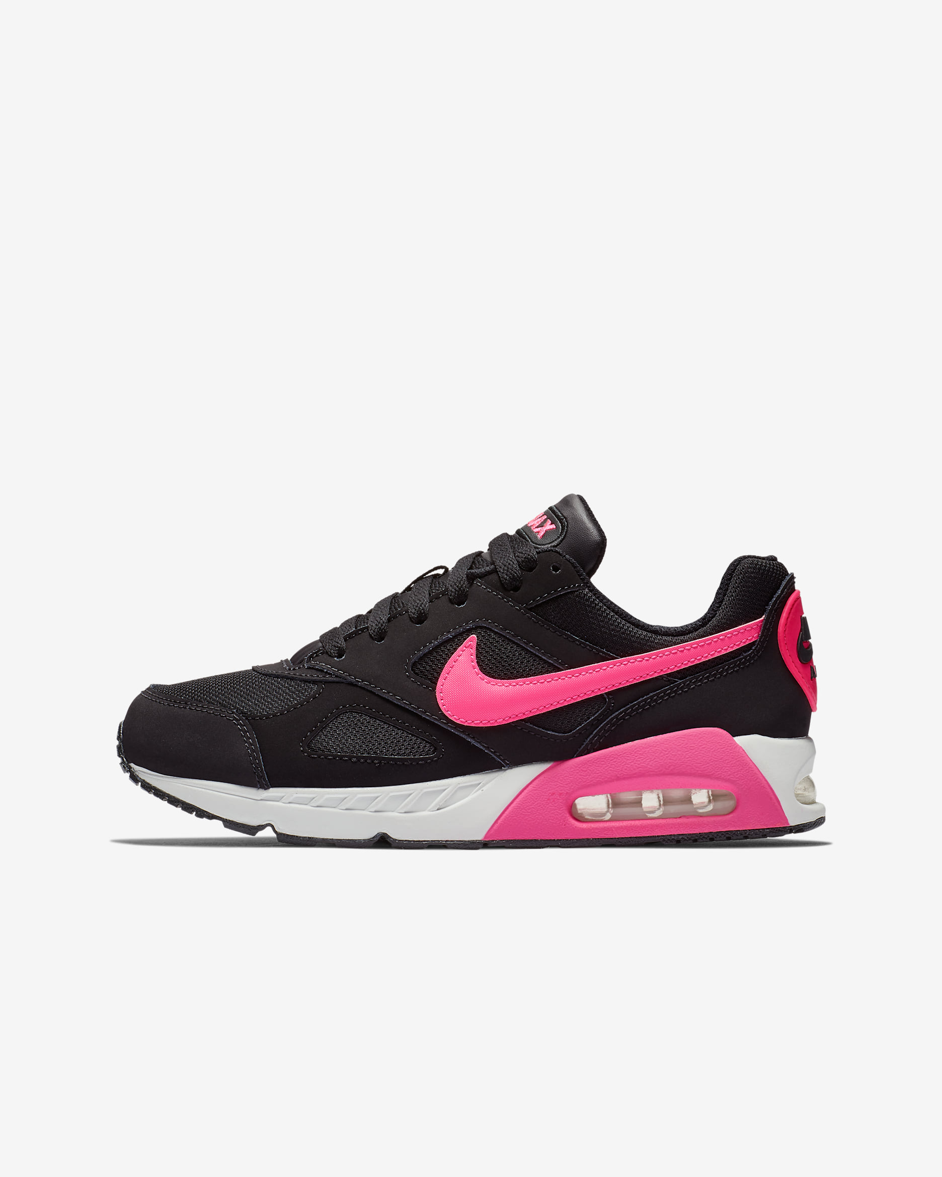 Nike Air Max IVO Big Kids' Shoes - Black/Black/Pink Pow