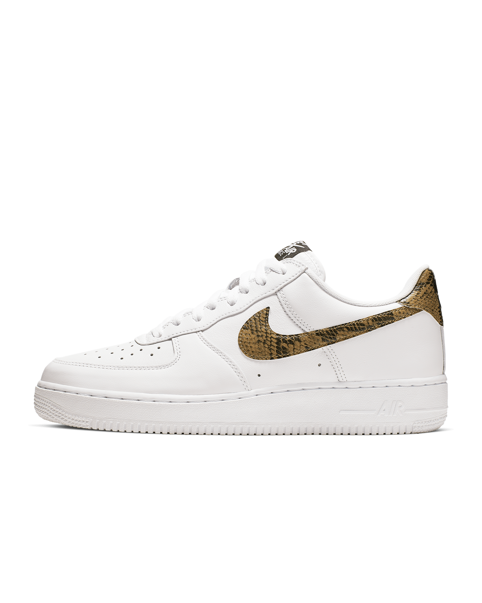 Nike Air Force 1 Low Retro Premium Men's Shoe - White/Dark Hazel/Black/Elemental Gold