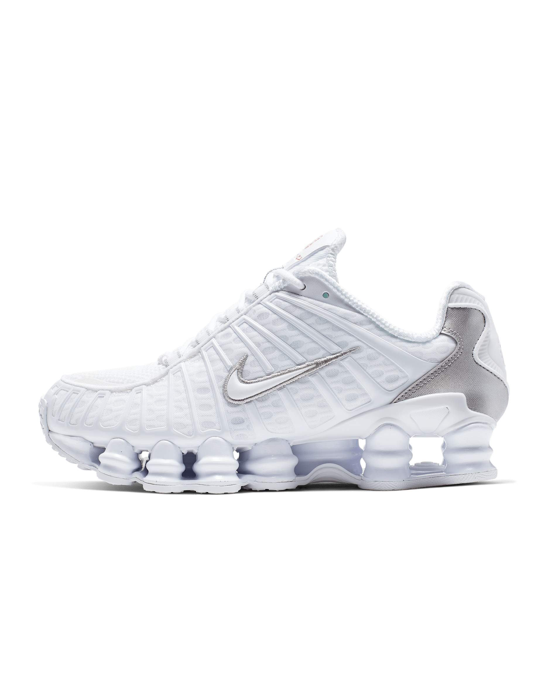 Nike Shox TL Schuh (Damen) - Weiß/Metallic Silver/Max Orange/Weiß