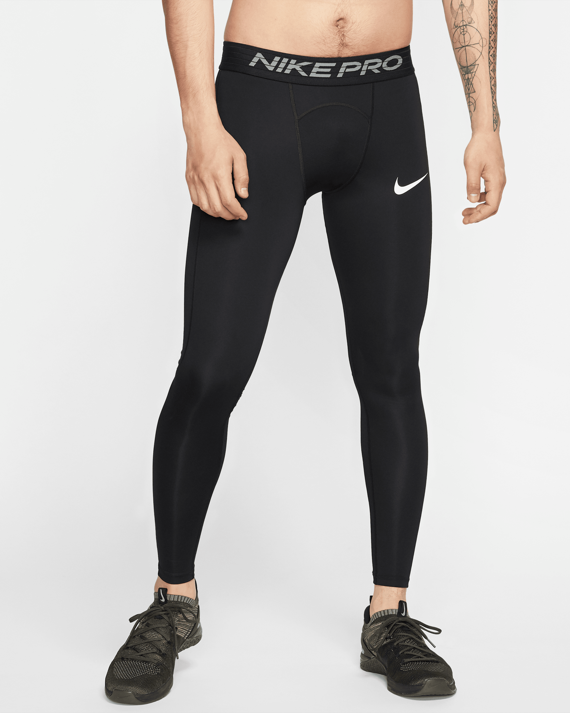 Nike Pro Men's Tights - Black/White
