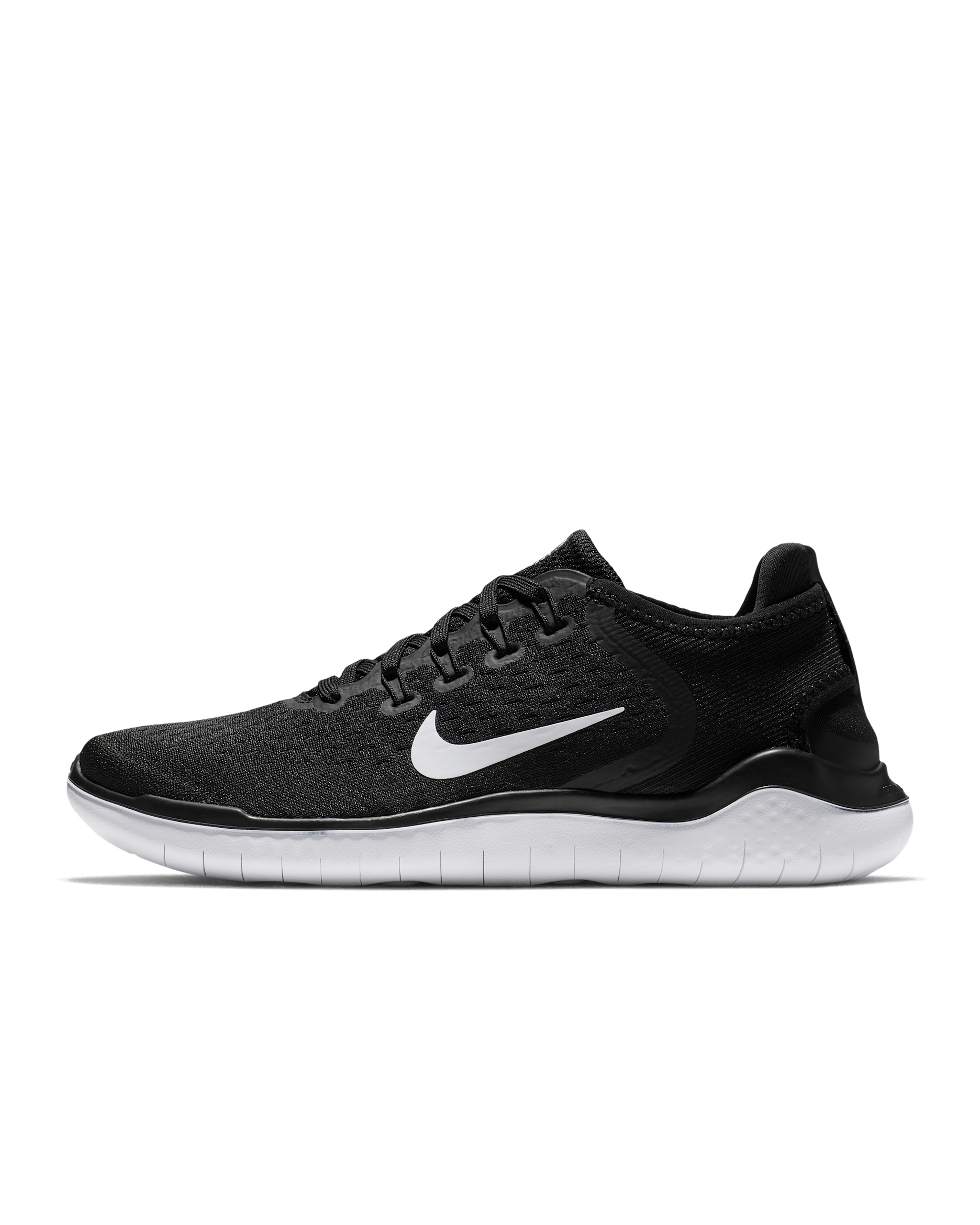 Nike Free RN 2018 Women's Running Shoes - Black/White