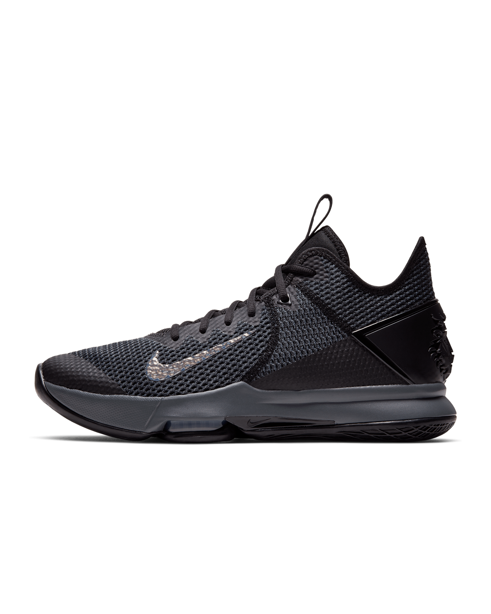 LeBron Witness 4 Basketball Shoes - Black/Iron Grey/Anthracite/Black