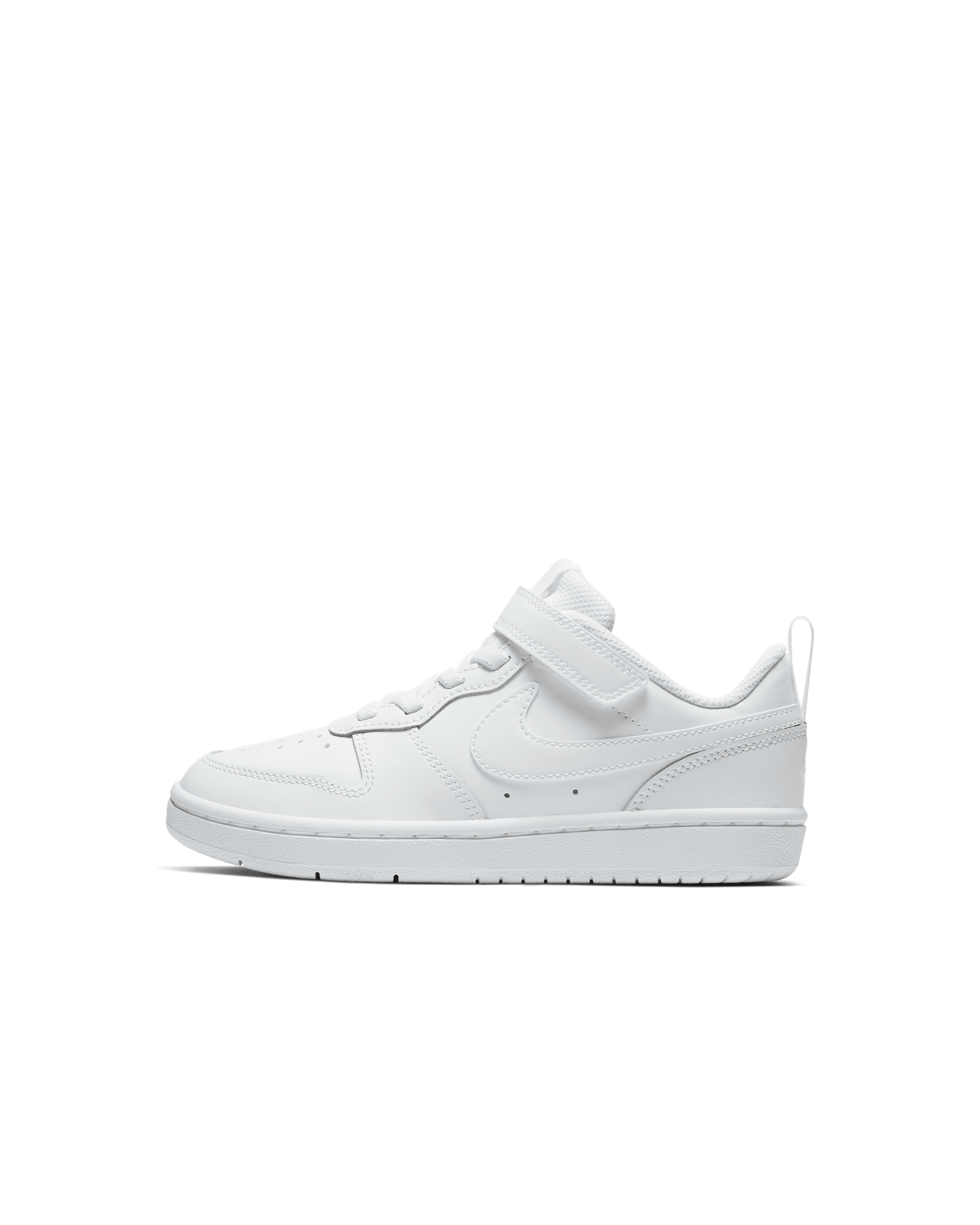 Nike Court Borough Low 2 Younger Kids' Shoes - White/White/White