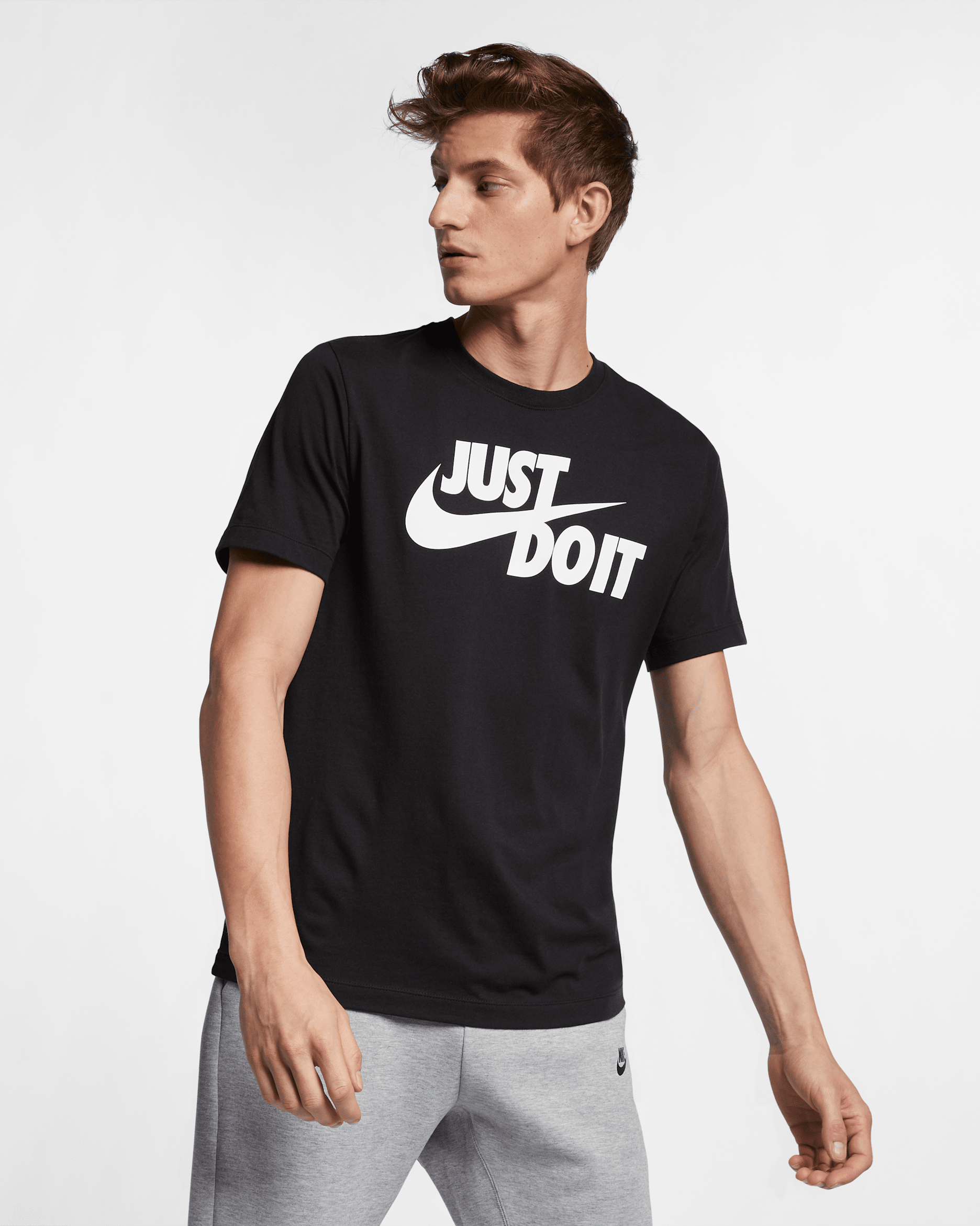 Ανδρικό T-Shirt Nike Sportswear JDI - Μαύρο/Λευκό
