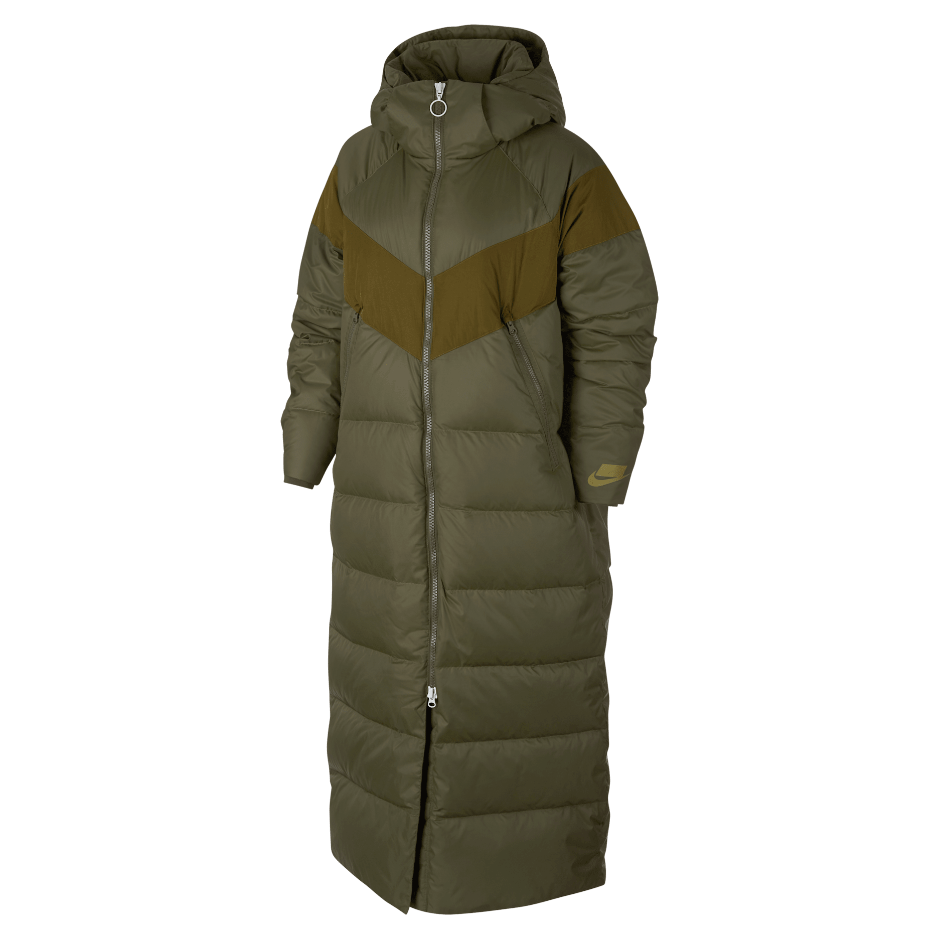 Nike Sportswear Down-Fill Women's Parka - Olive Canvas/Olive Flak/Camper Green