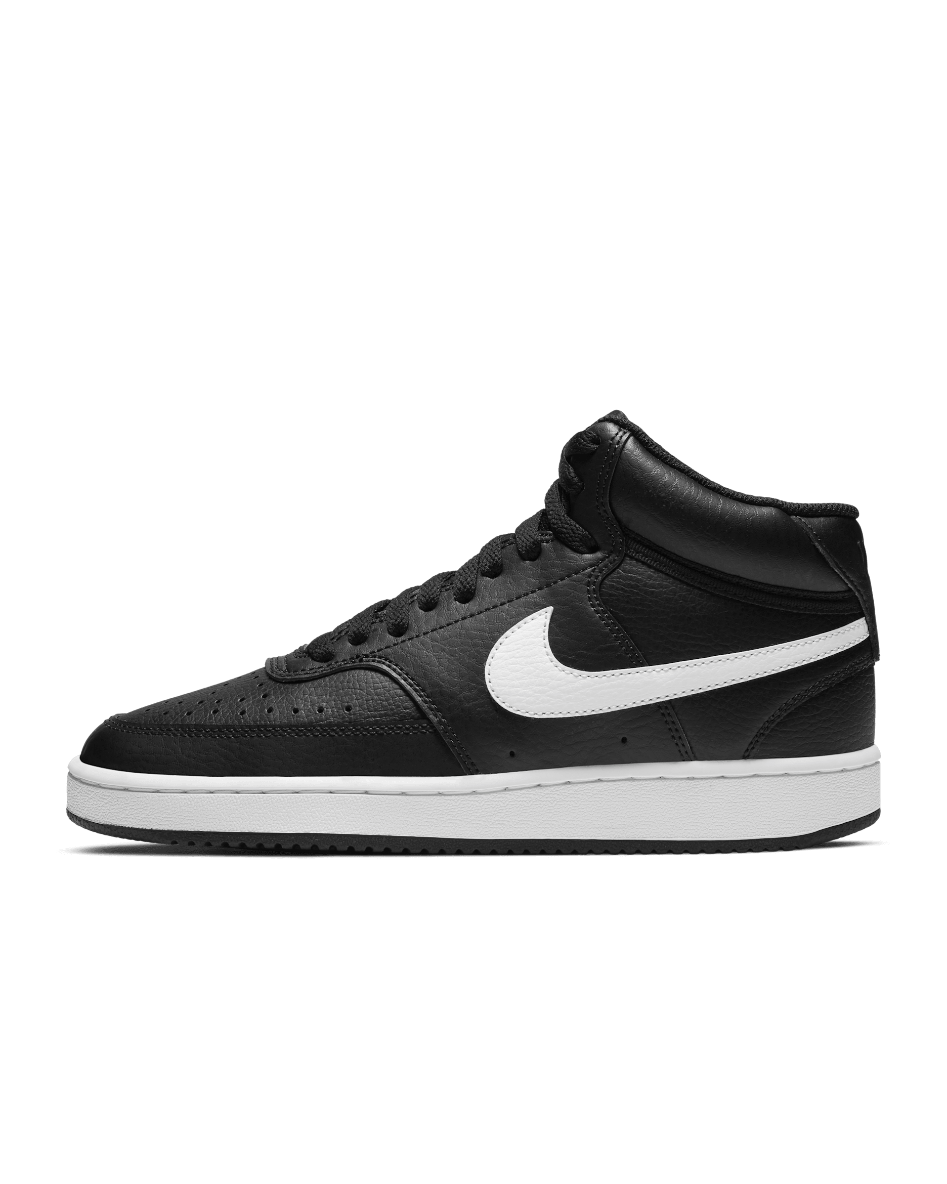 Nike Court Vision Mid Women's Shoe - Black/White