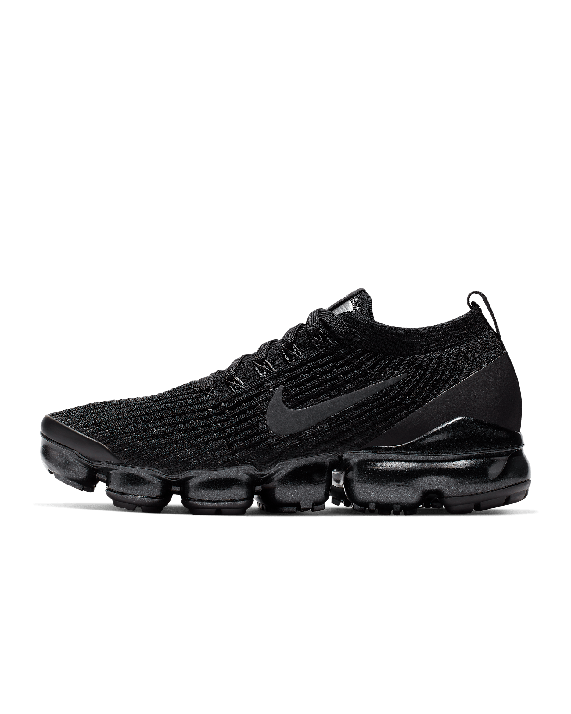 รองเท้าผู้หญิง Nike Air VaporMax Flyknit 3 - ดำ/ขาว/Metallic Silver/Anthracite