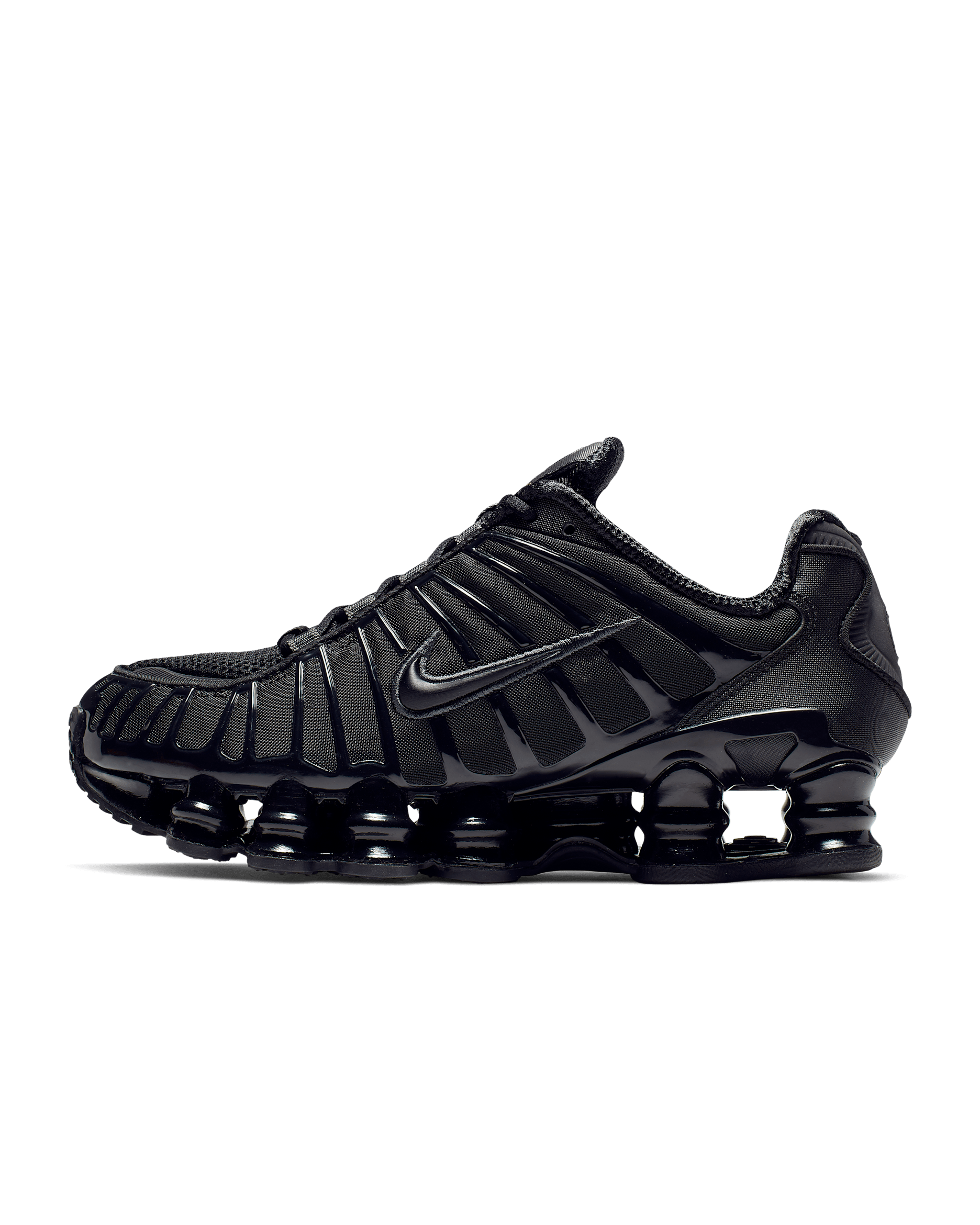 Nike Shox TL Women's Shoes - Black/Metallic Hematite/Max Orange/Black