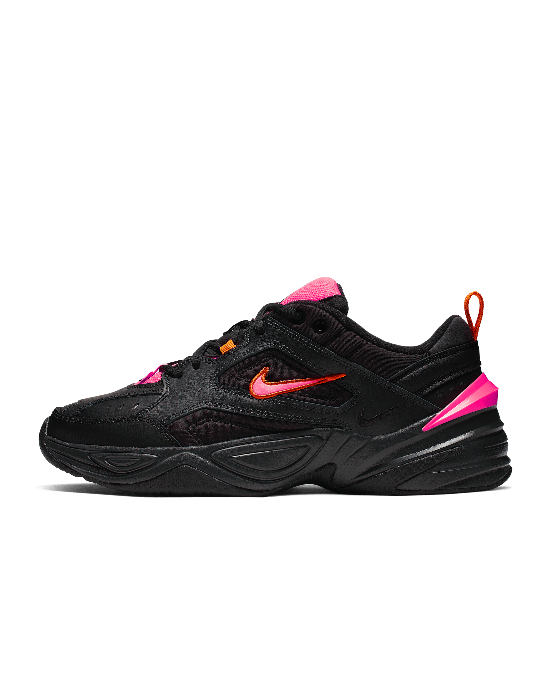 Nike M2K Tekno férficipő - Fekete/Off Noir/Sunset Pulse