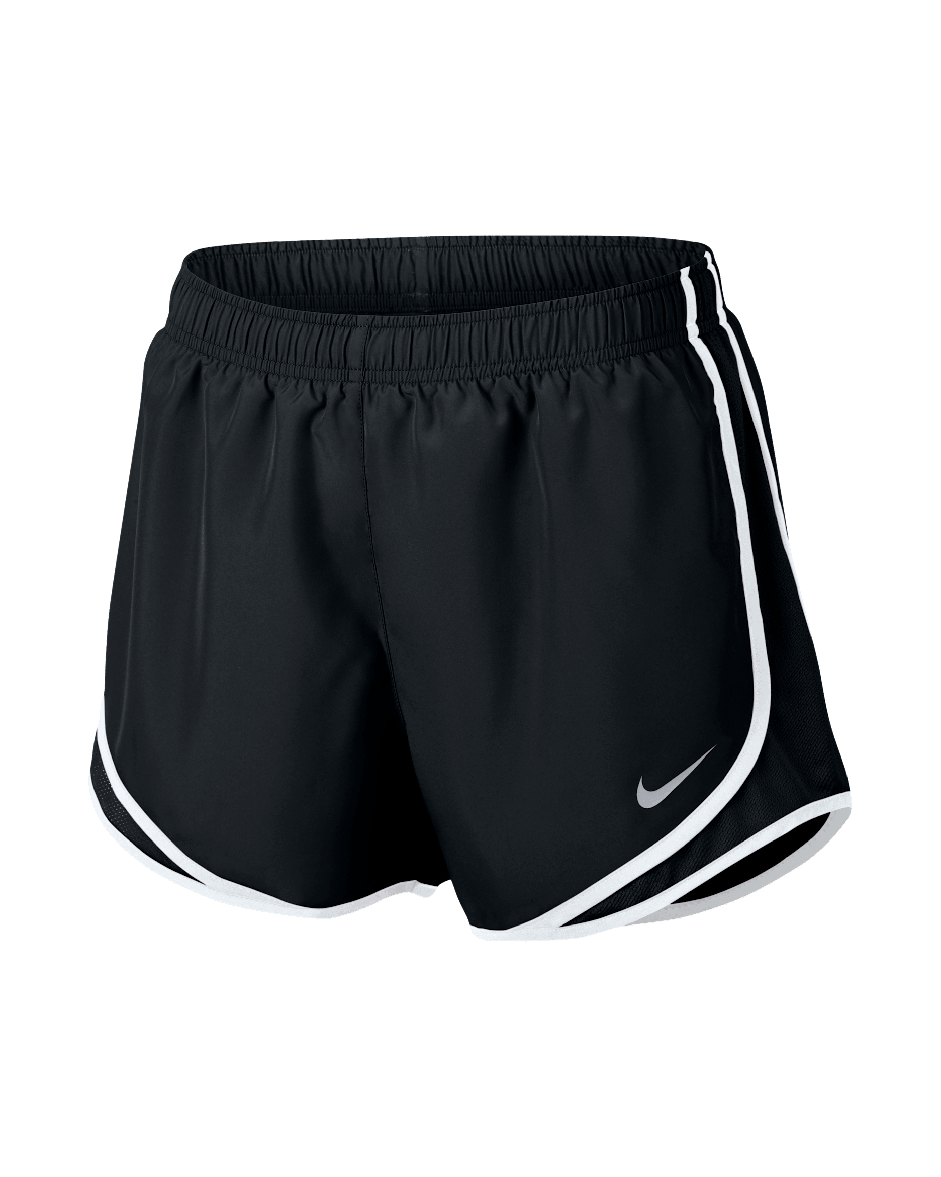 กางเกงวิ่งขาสั้นผู้หญิง Nike Tempo - ดำ/ดำ/ขาว/Wolf Grey