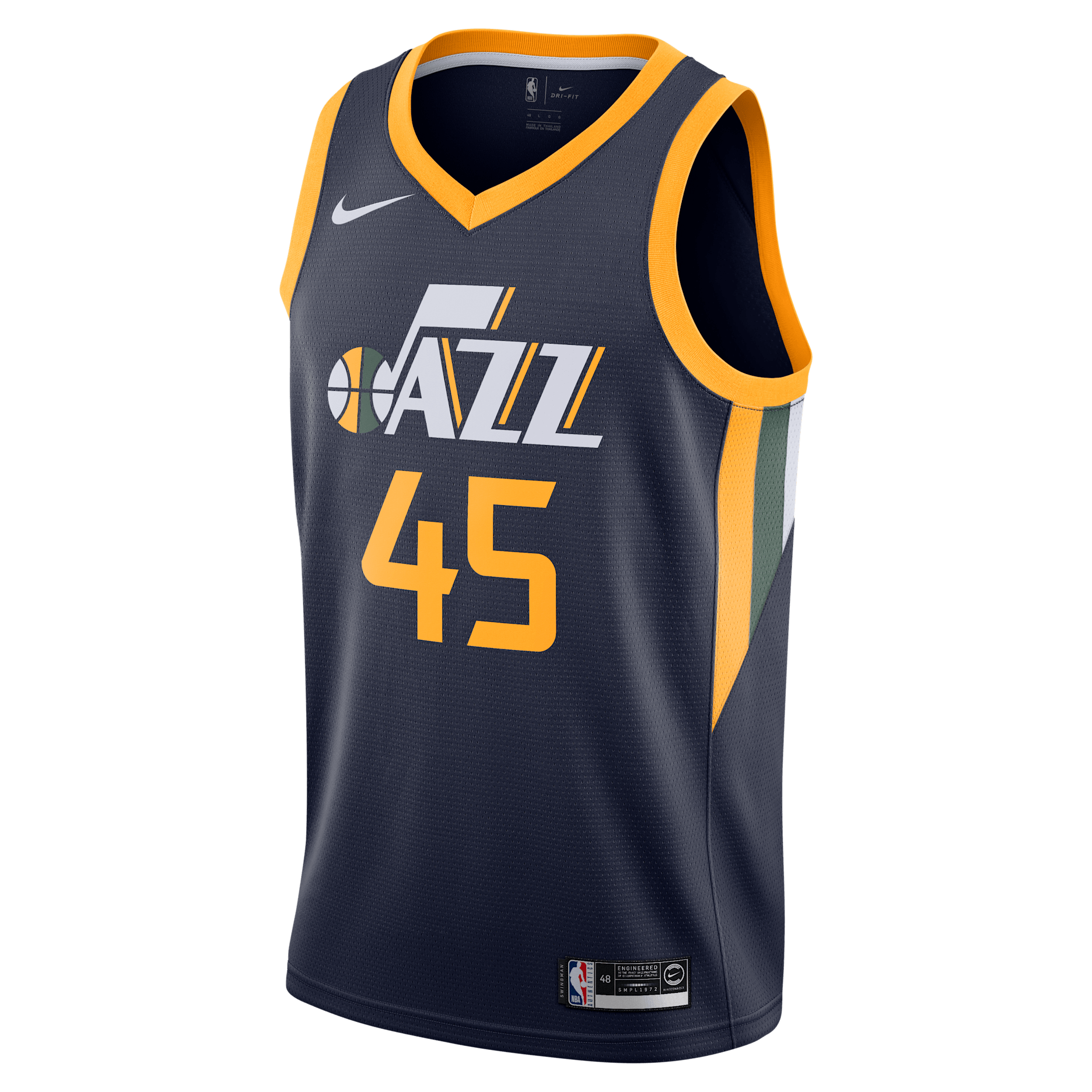 Donovan Mitchell Jazz Icon Edition Nike NBA Swingman Jersey - College Navy/Sundial