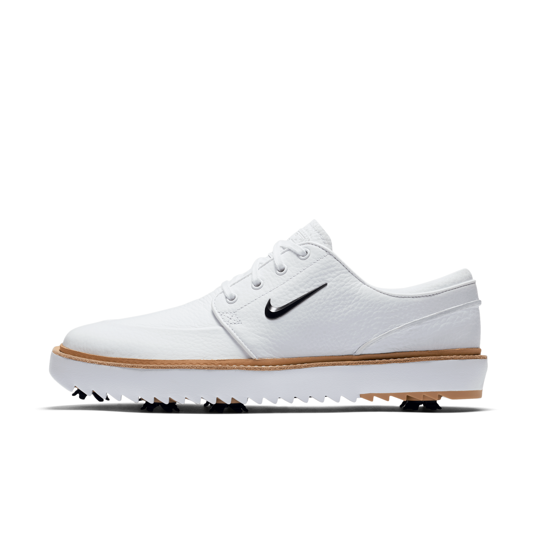 Nike Janoski G Tour Men's Golf Shoes - White/Vachetta Tan/Gum Medium Brown/Black